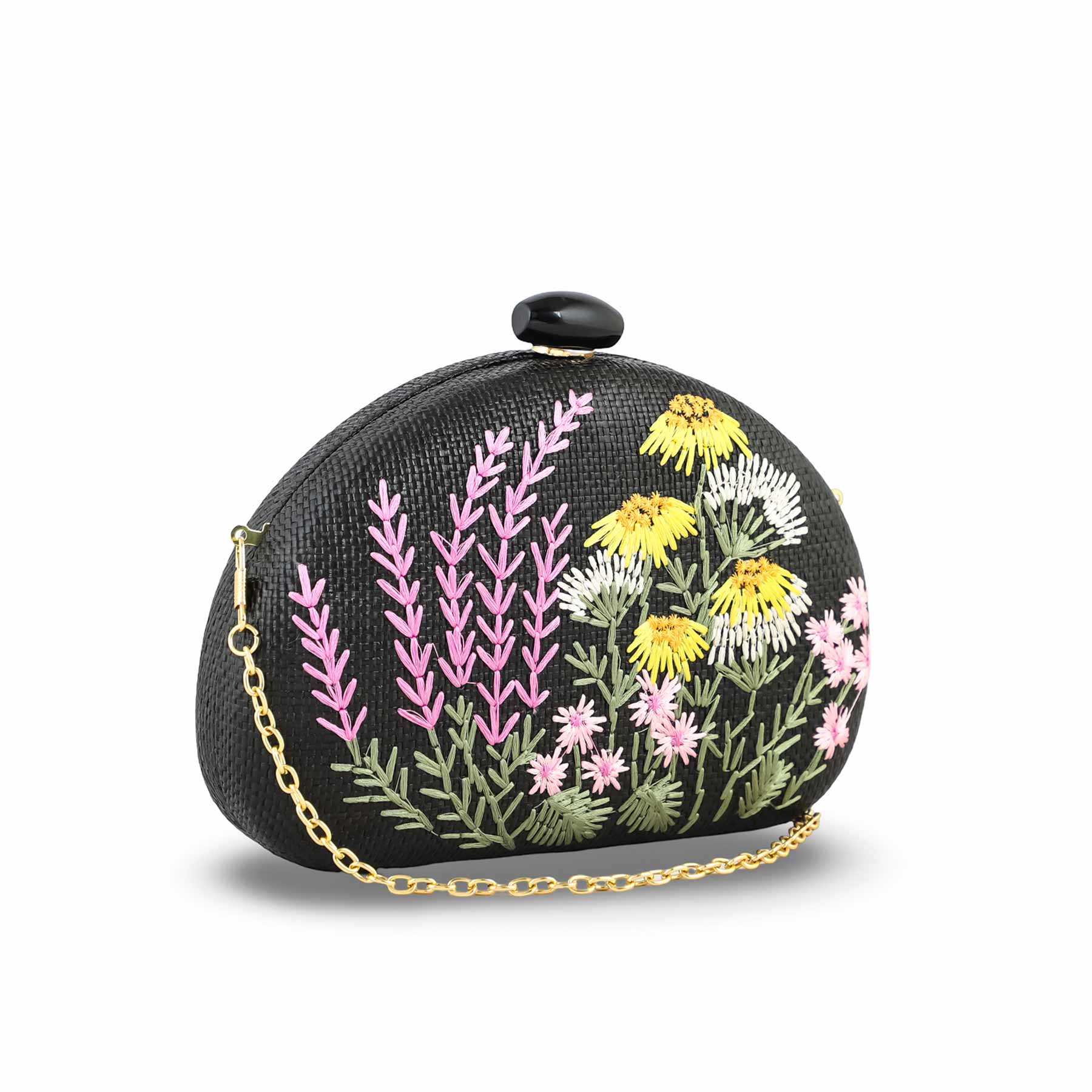 Black Women Fancy Clutch P24388 - Image 3