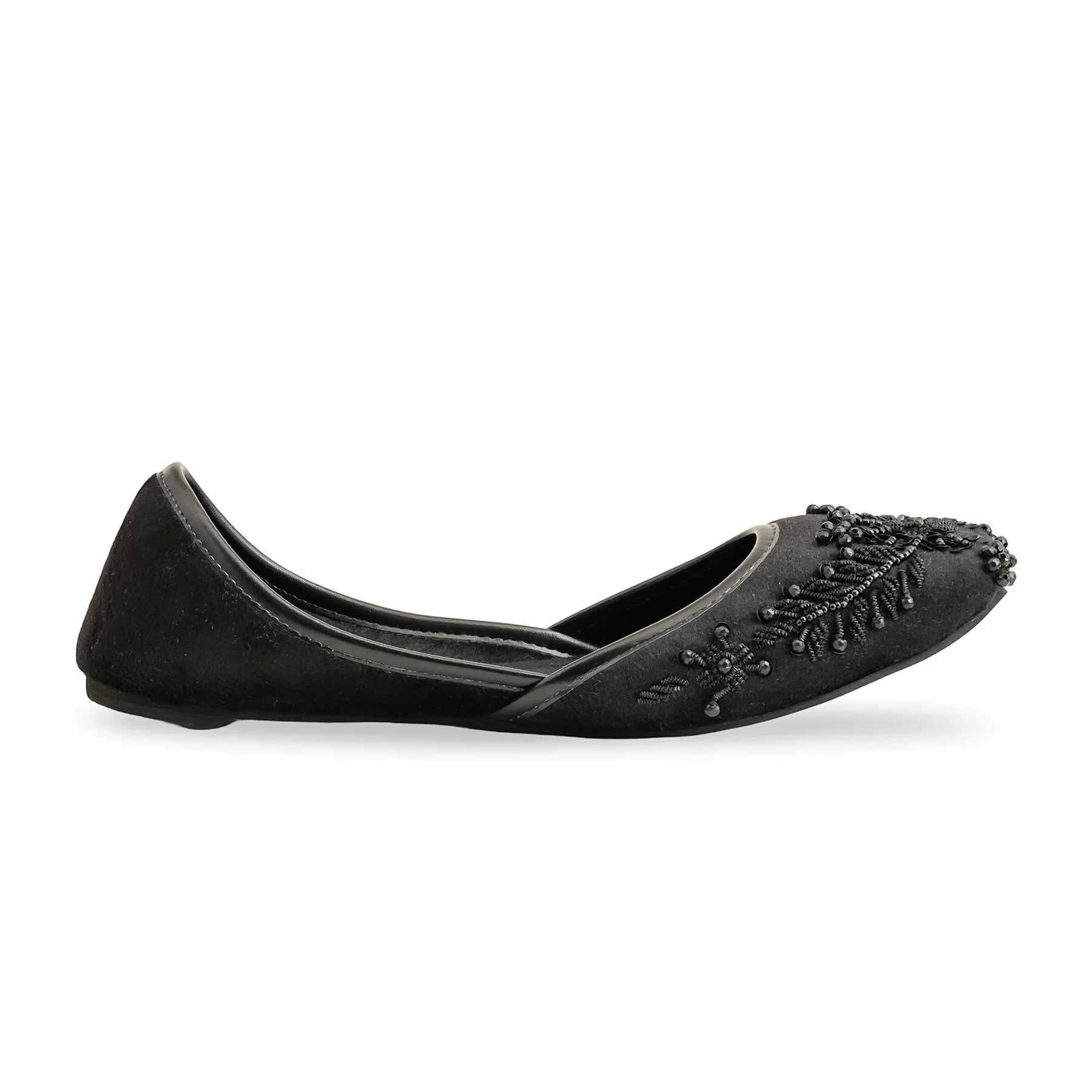 Black Women Fancy Khussa EC8547 - Image 2