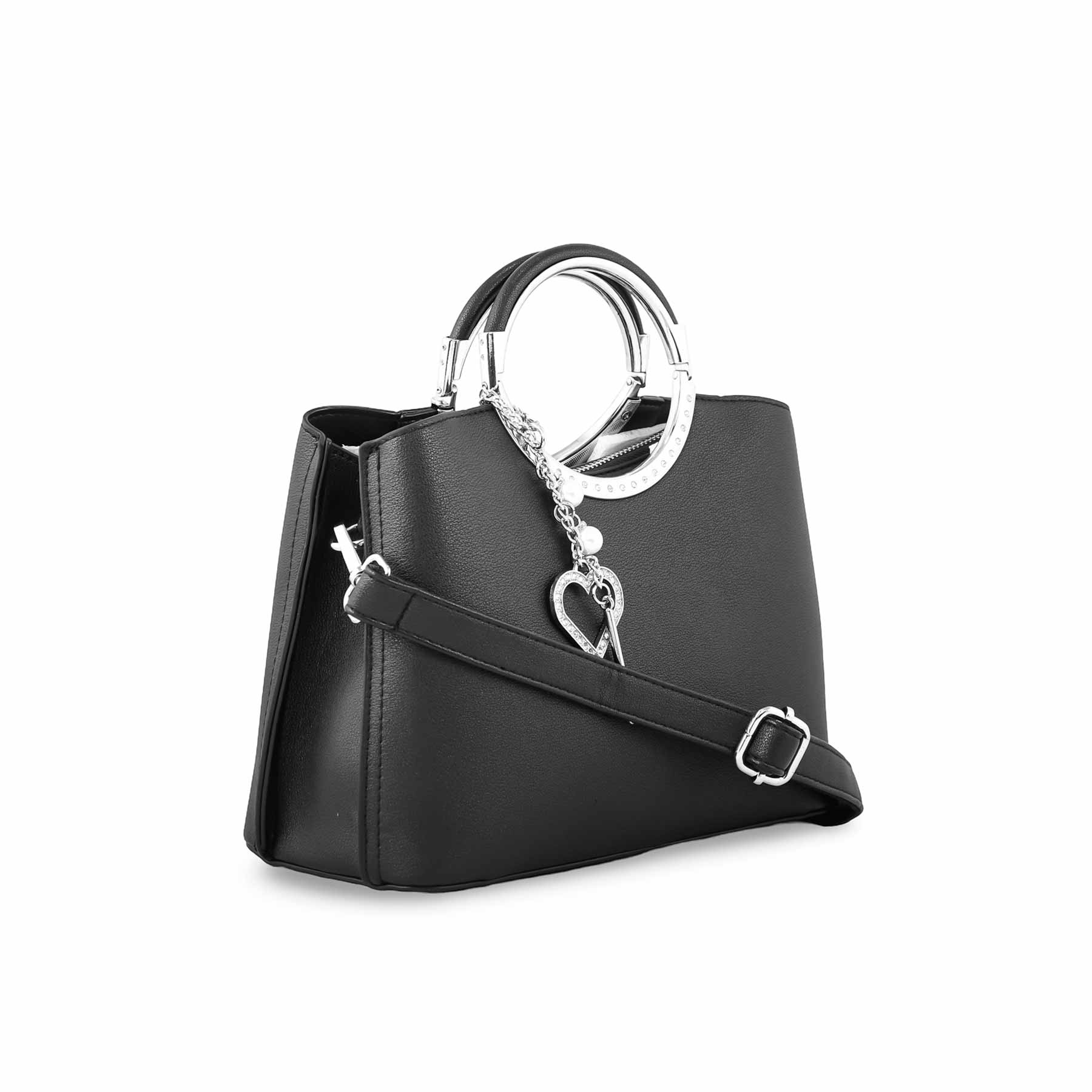 Black Women Formal Hand Bag P36265 - Image 2