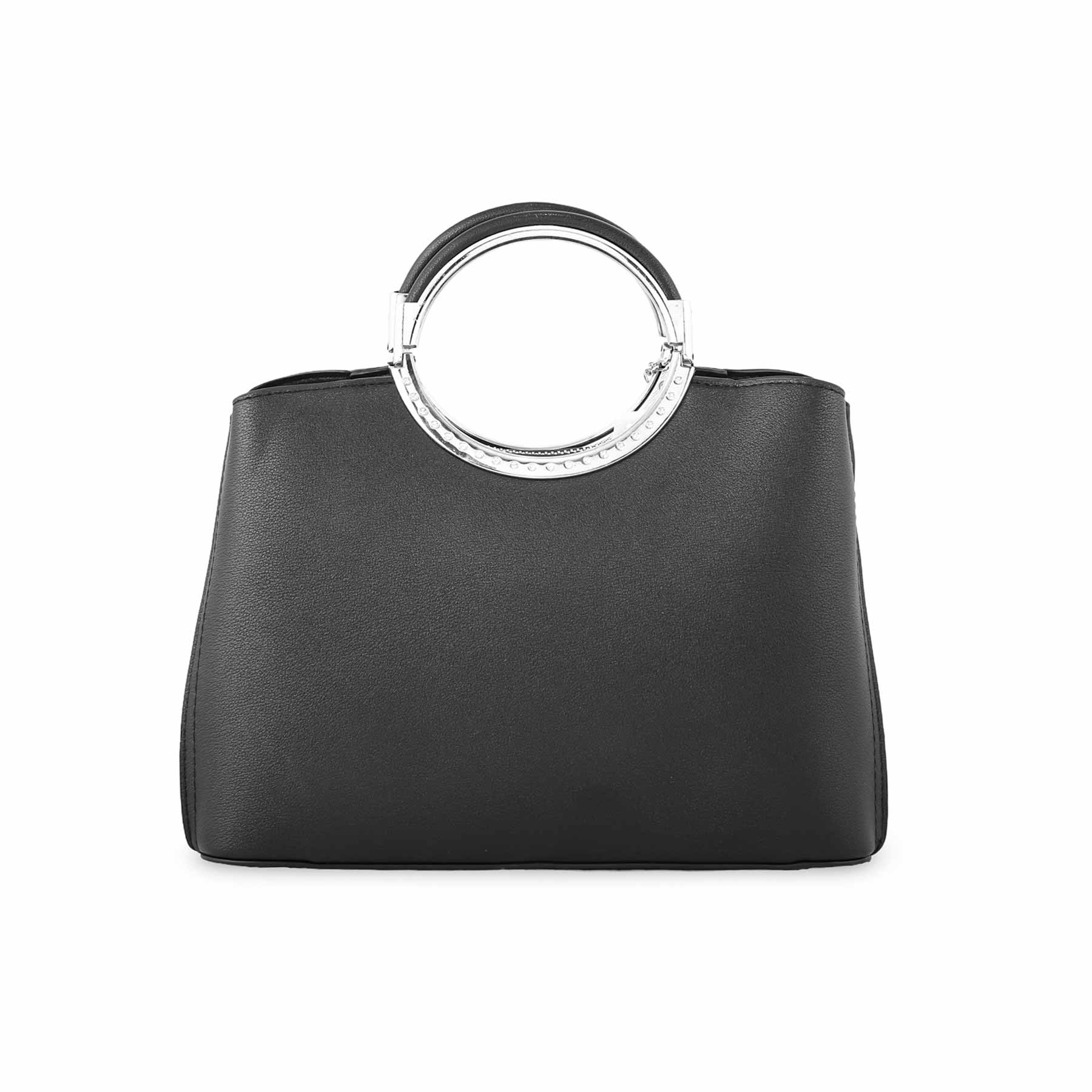 Black Women Formal Hand Bag P36265 - Image 3
