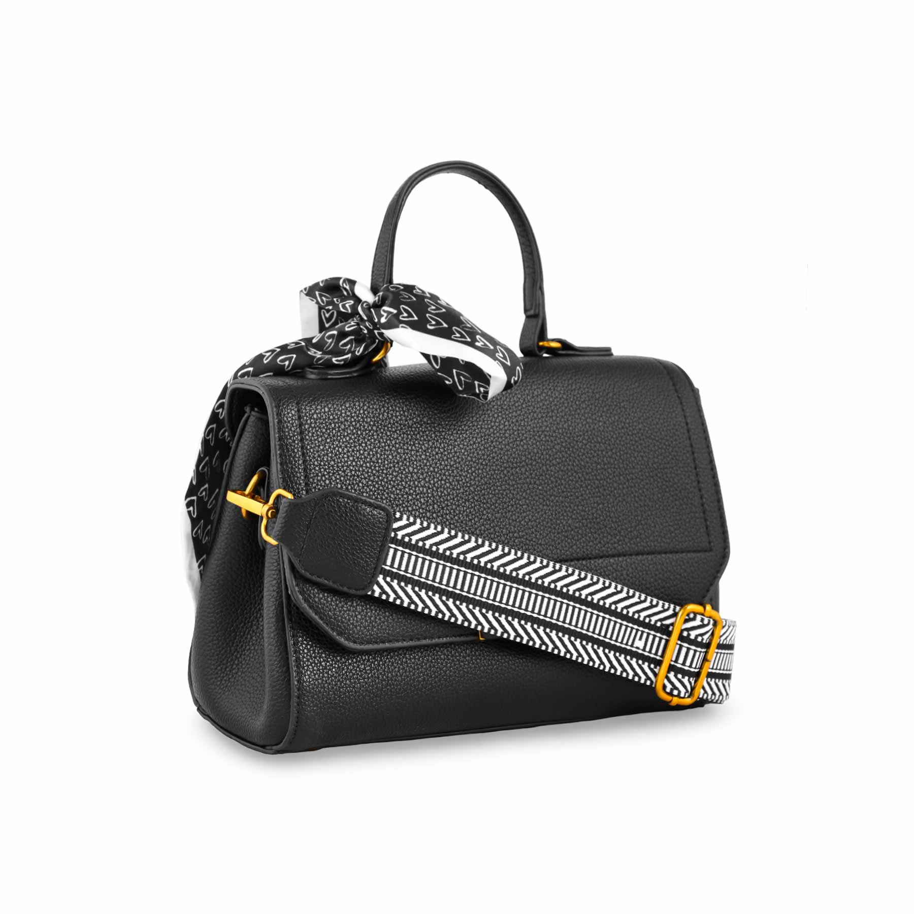 Black Women Formal Shoulder Bag P36300 - Image 3