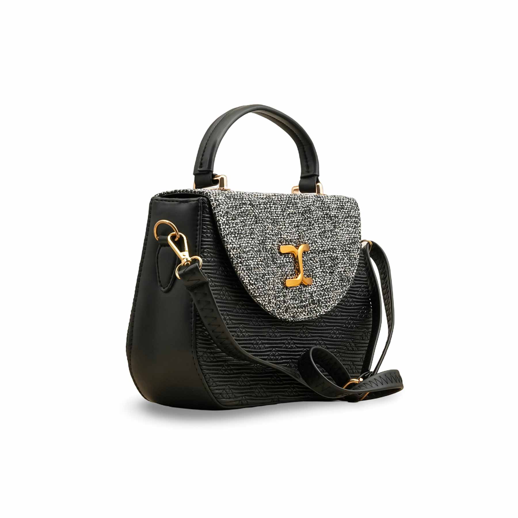 Black Women Formal Shoulder Bag P55806 - Image 3