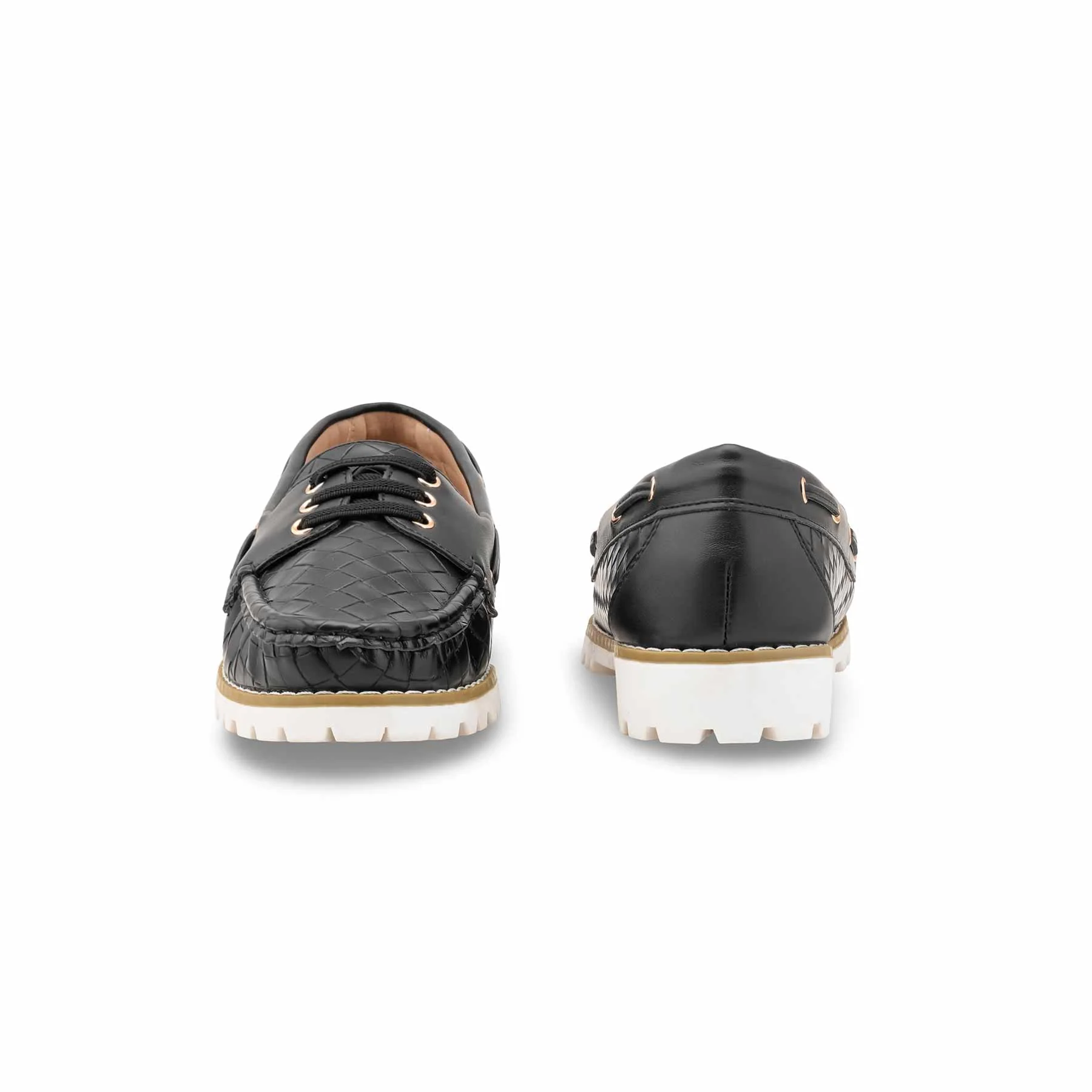 Black Women Moccasin WN4523 - Image 4