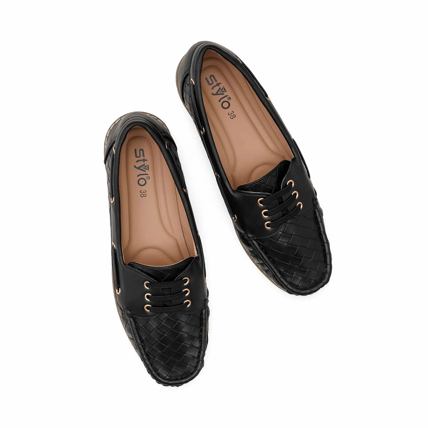 Black Women Moccasin WN4523 - Image 5