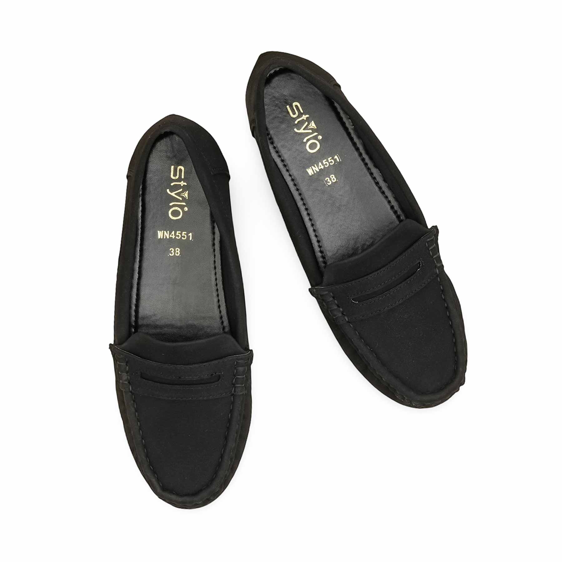 Black Women Moccasin WN4551 - Image 5
