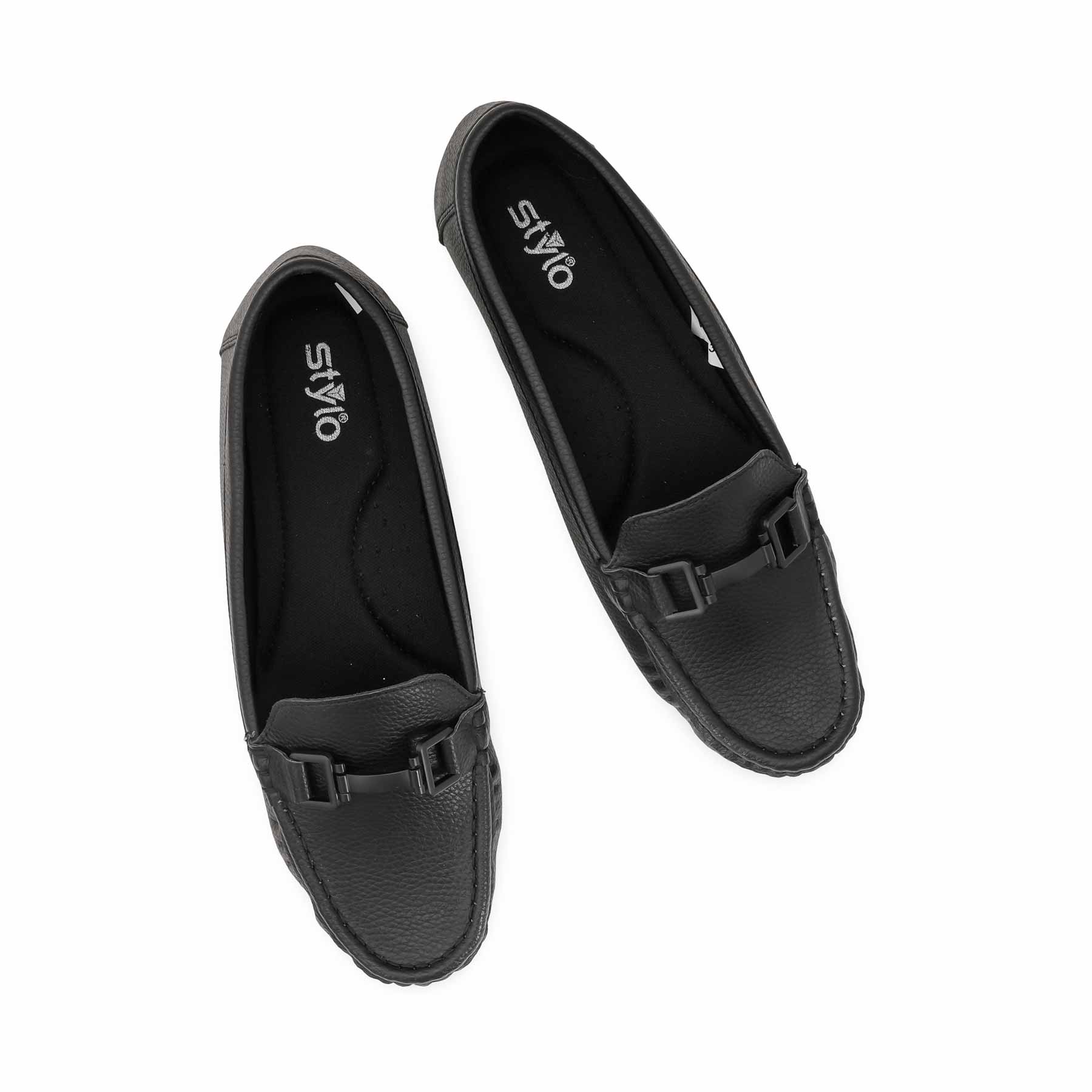 Black Women Moccasin WN4554 - Image 5