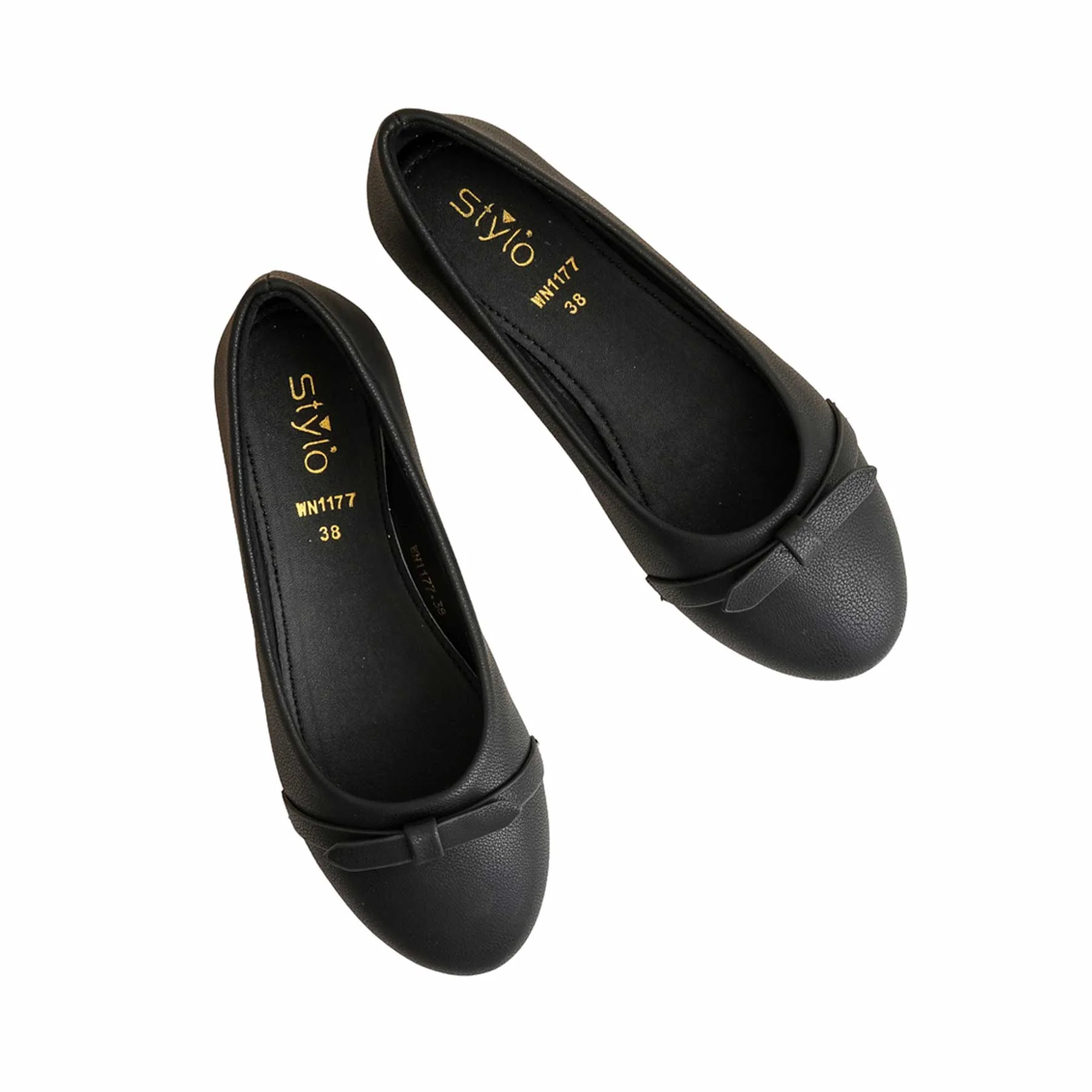 Black Women Pumps WN1177 - Image 4