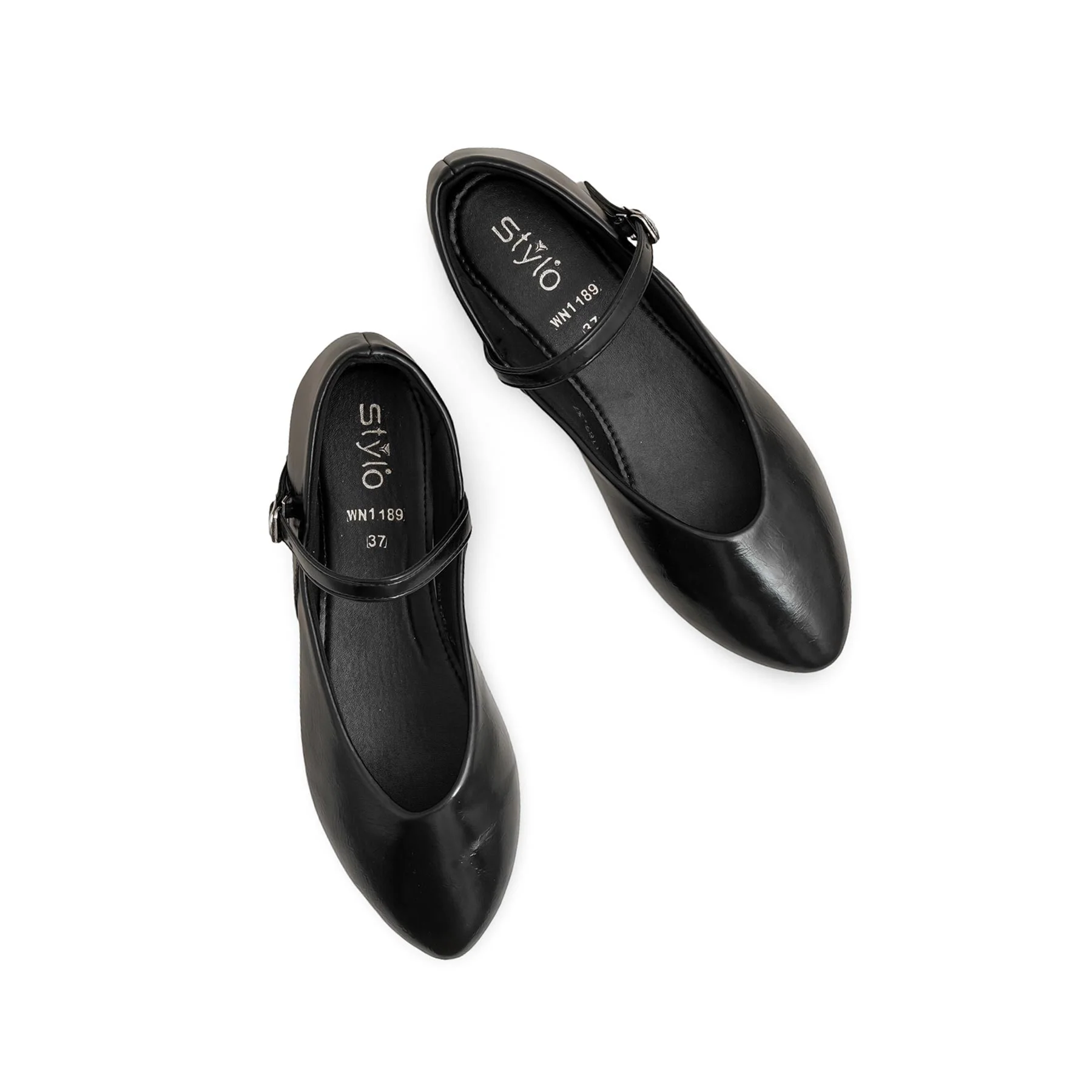 Black Women Pumps WN1189 - Image 7