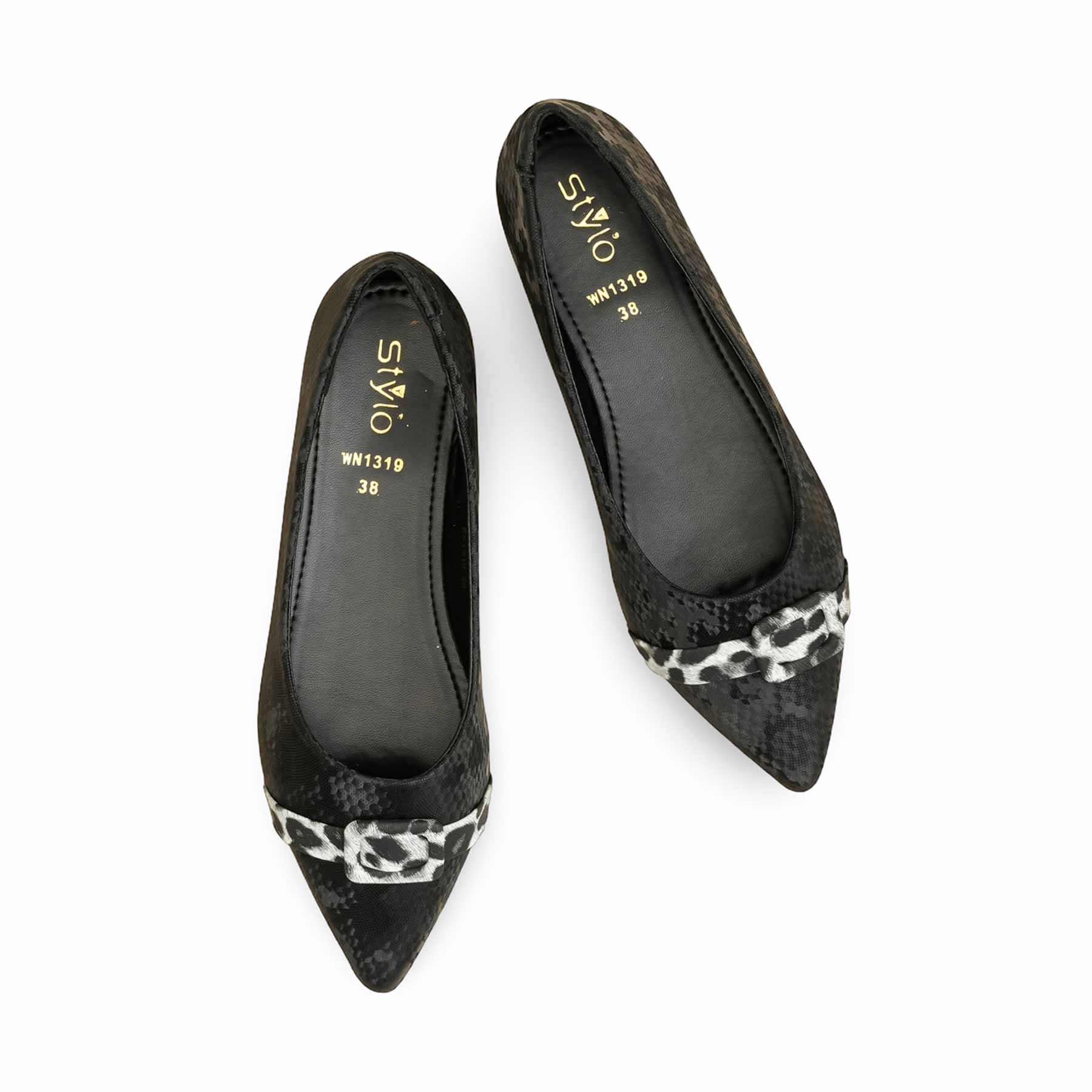 Black Women Pumps WN1319 - Image 5