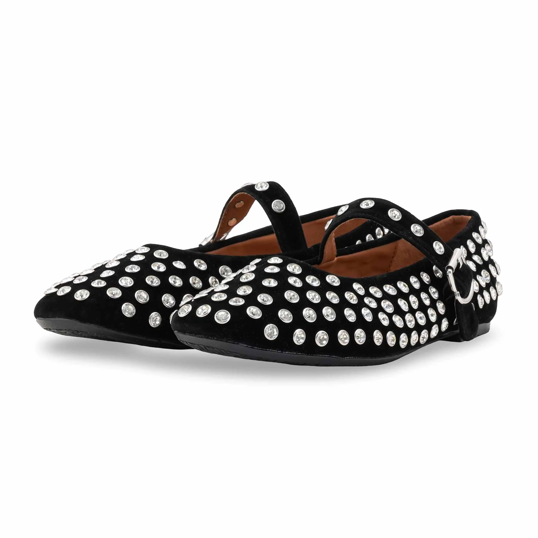 Black Women Pumps WN1327 - Image 3