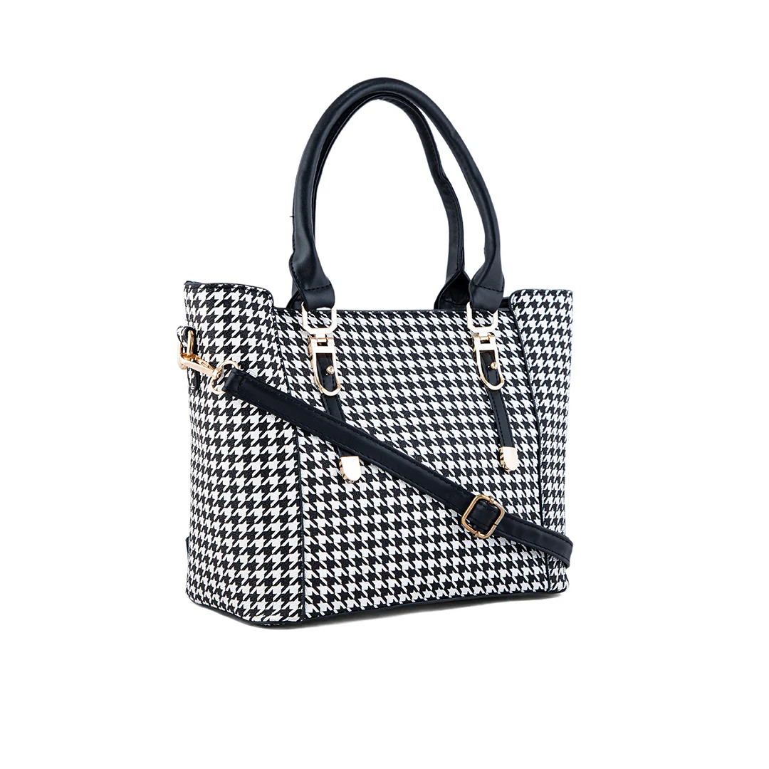 Blkwht Formal Hand Bag P36273 - Image 2