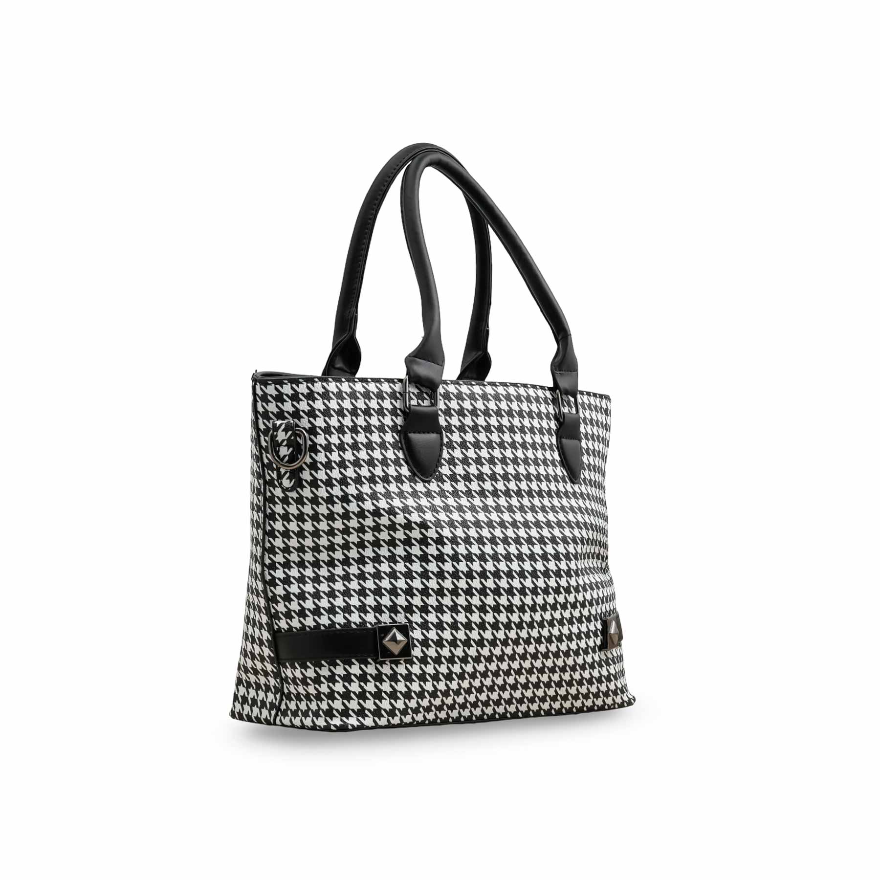 Blkwht Formal Hand Bag P36274 - Image 2