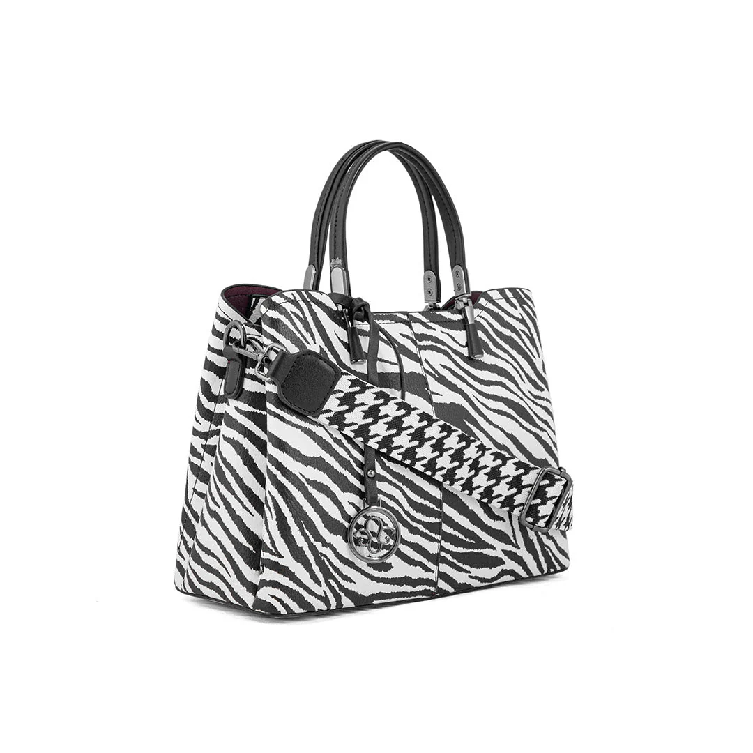 Blkwht Formal Hand Bag P36291 - Image 3