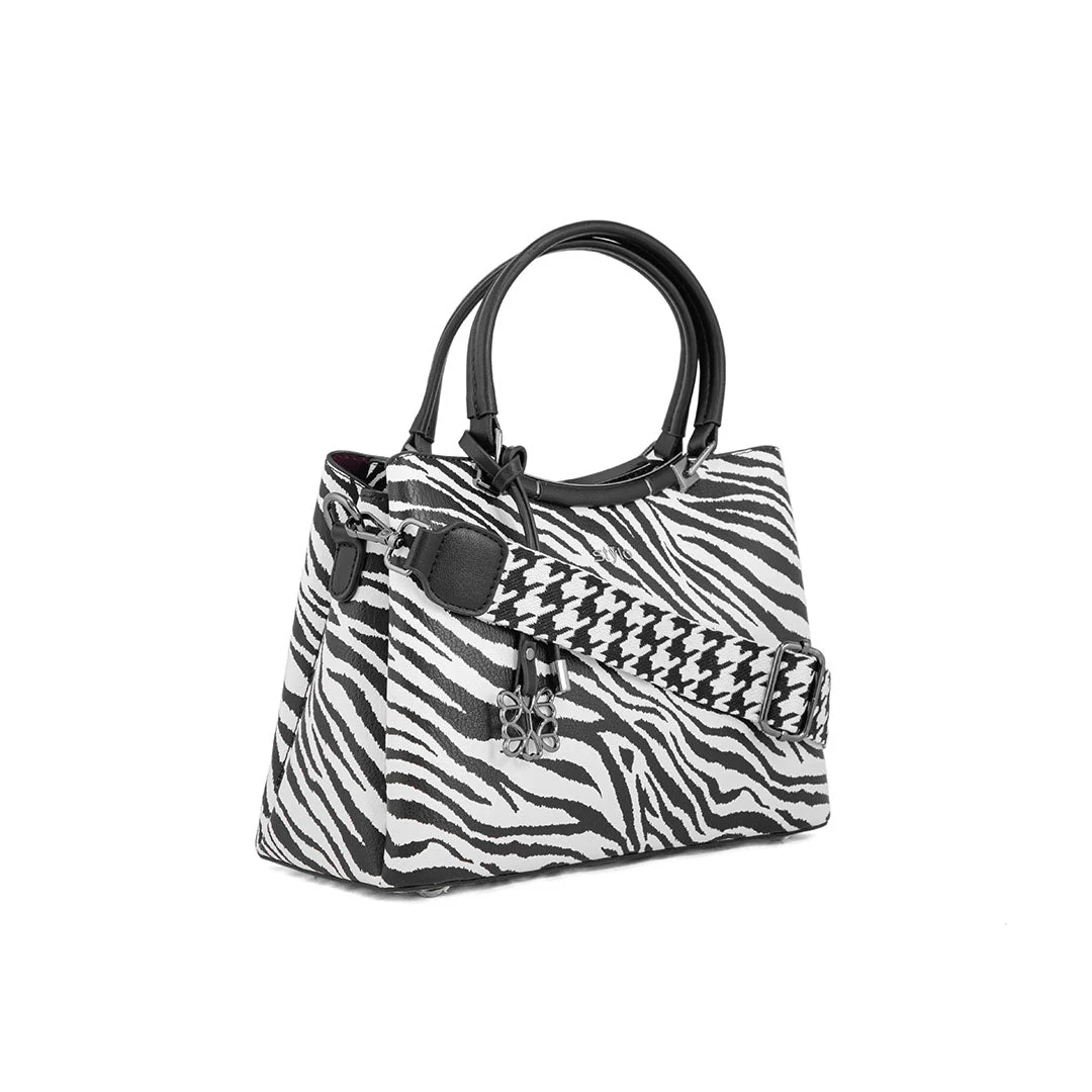 Blkwht Formal Hand Bag P36294 - Image 3