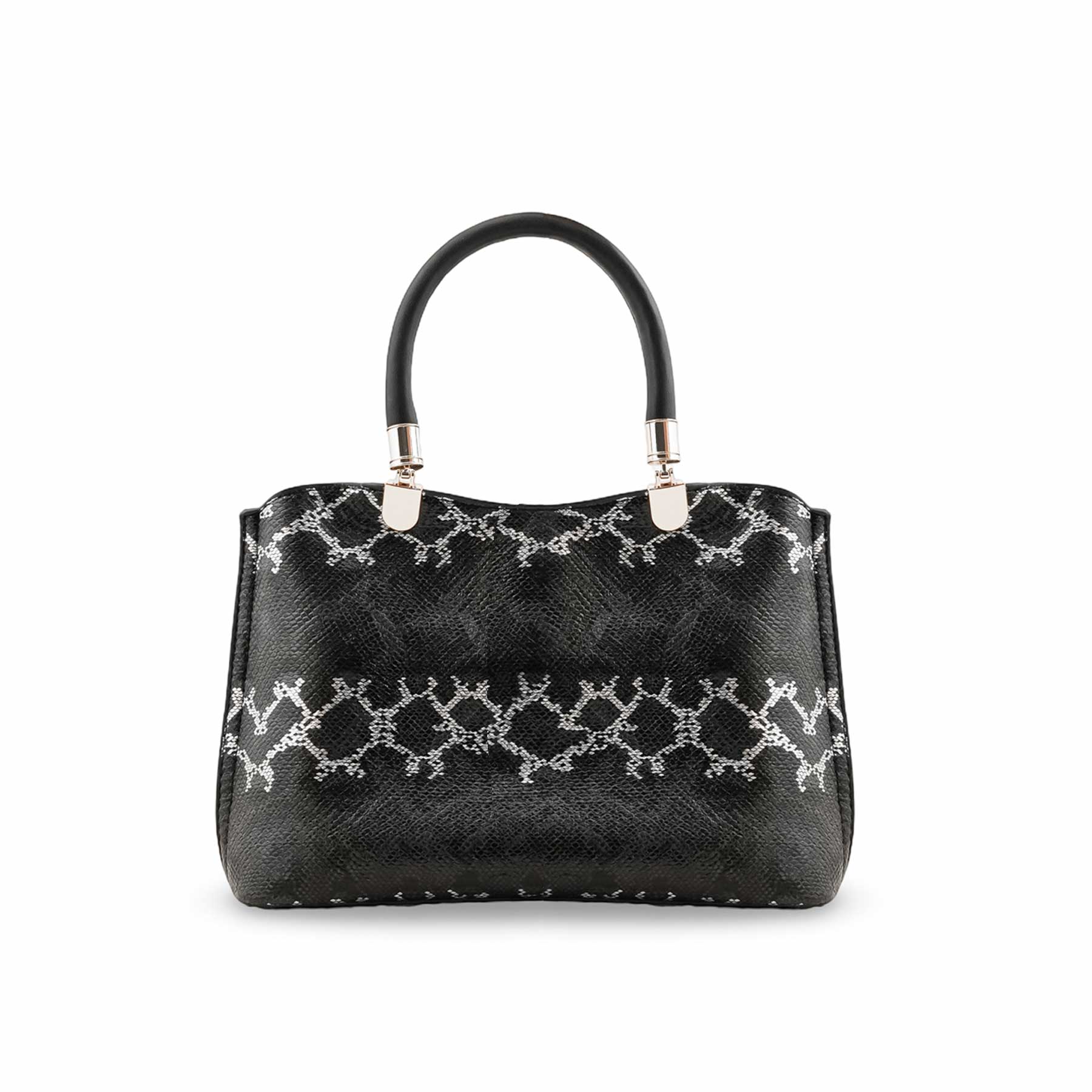Blkwht Formal Hand Bag P55742 - Image 4