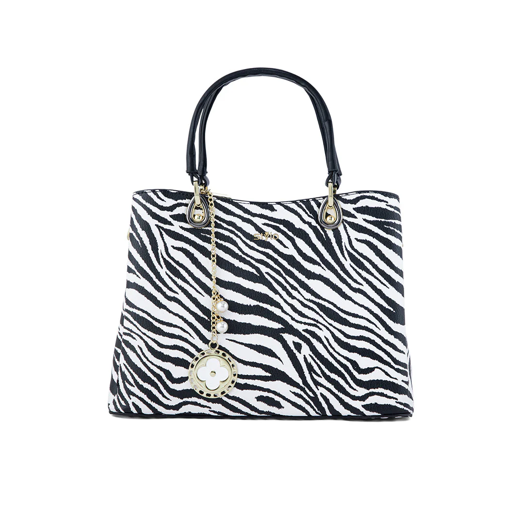 Blkwht Hand Bag P36385 - Image 3