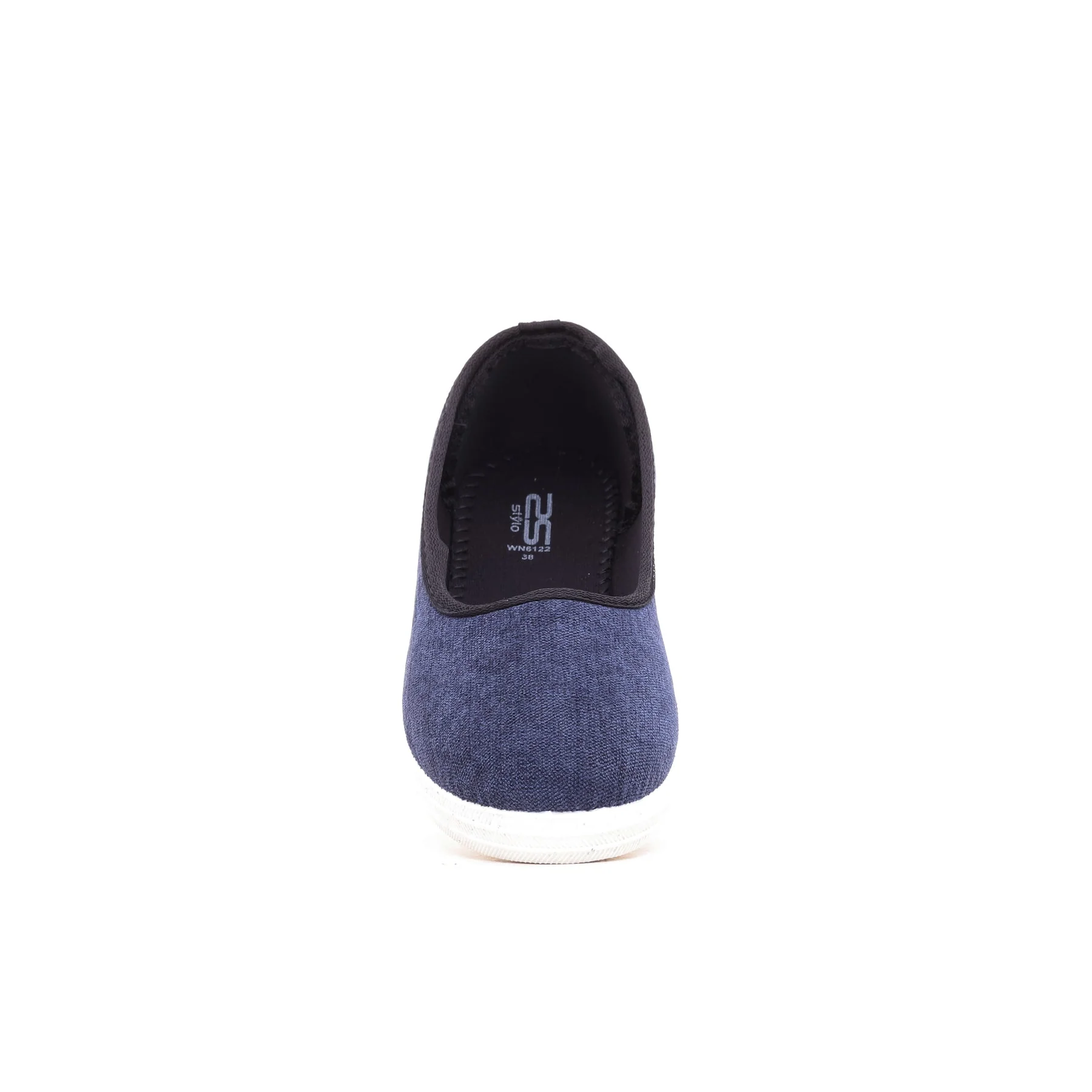 Blue Canvas Slip On WN6122 - Image 3
