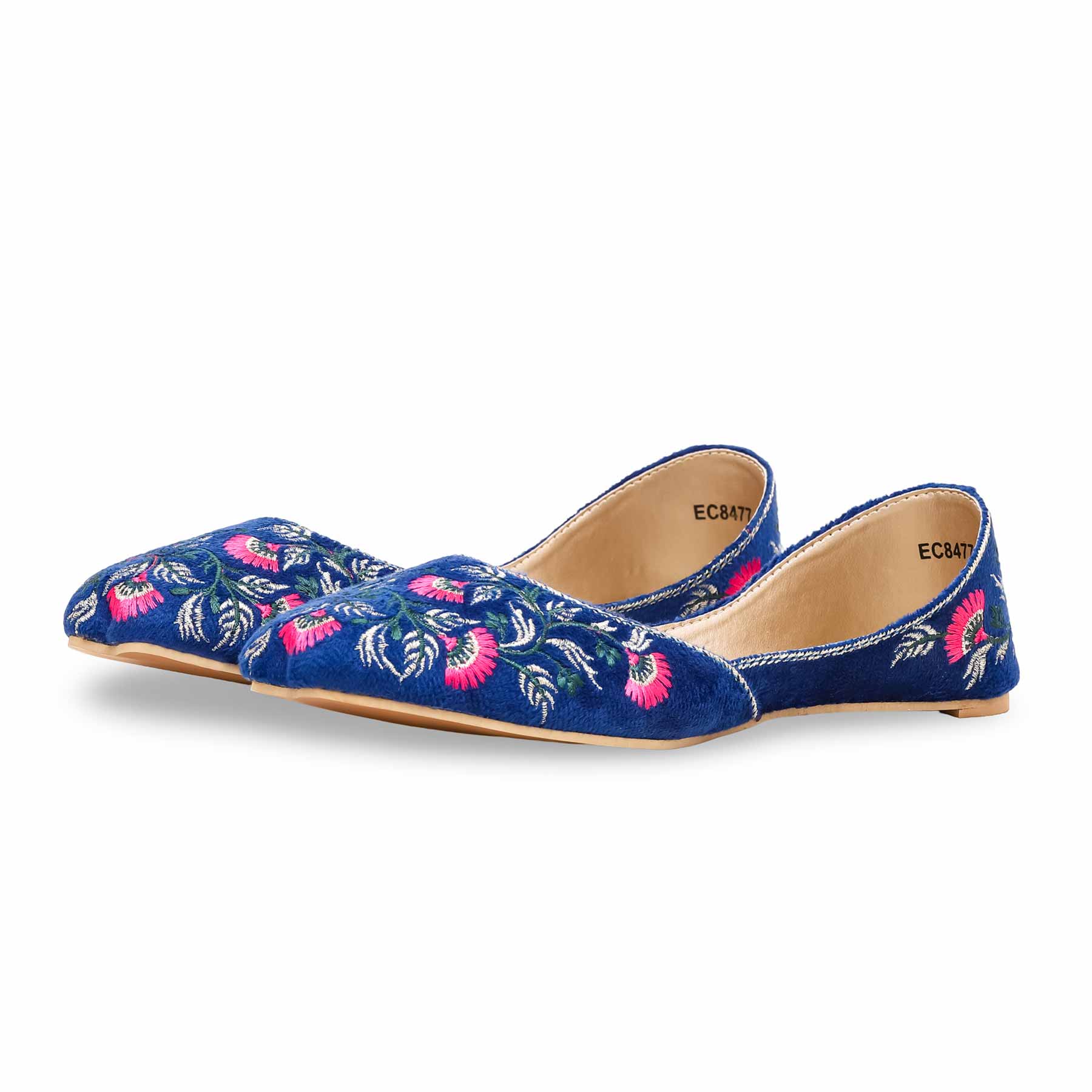 Blue Casual Khussa EC8477 - Image 2