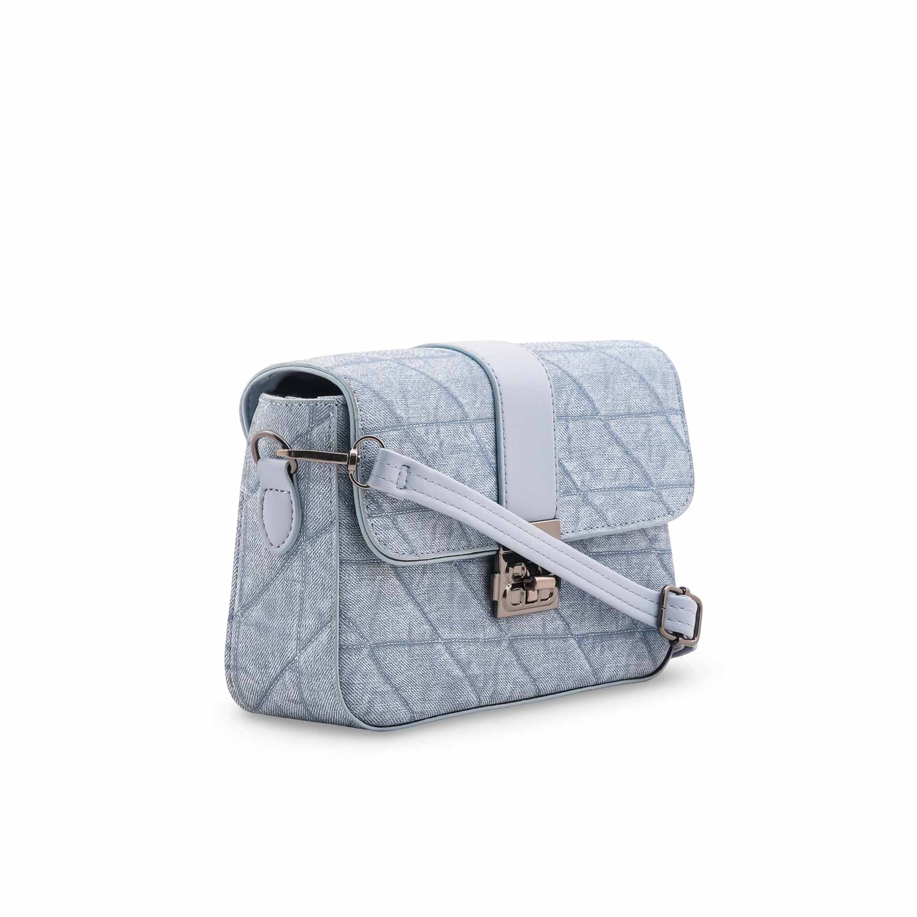 Blue Casual Pouch For Ladies P97675 - Image 3