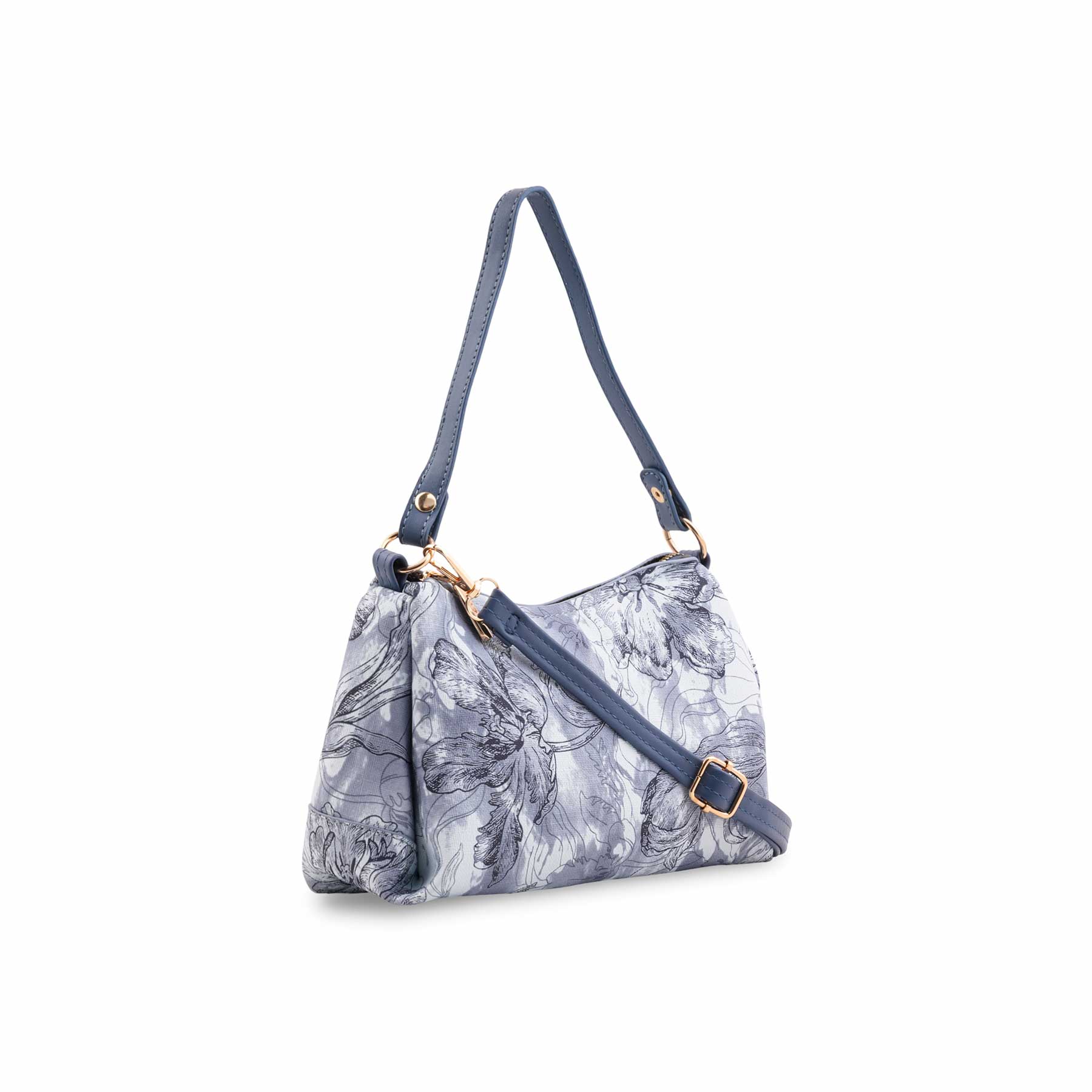 Blue Casual Pouch For Women P97667 - Image 3