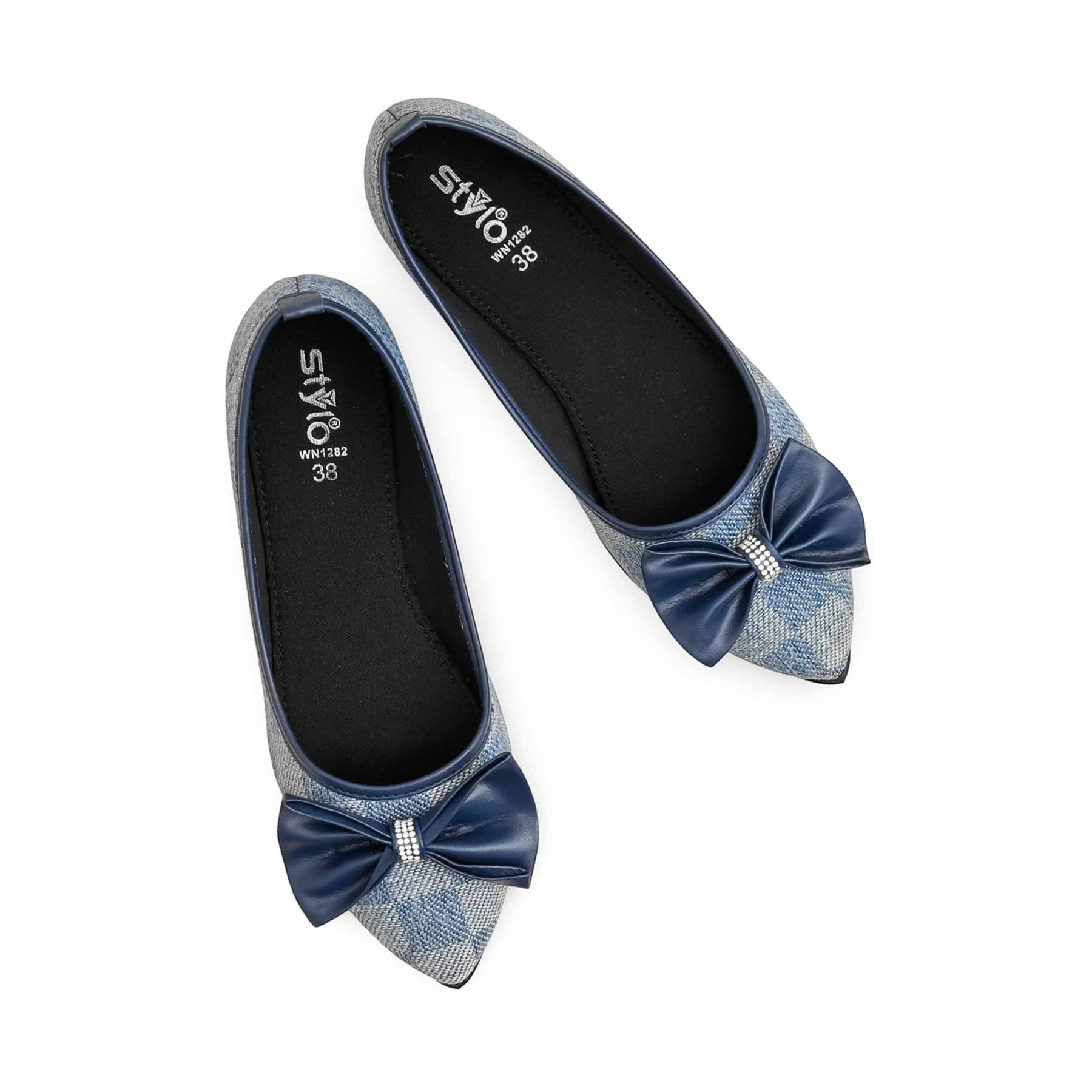 Blue Casual Pumps WN1282 - Image 5