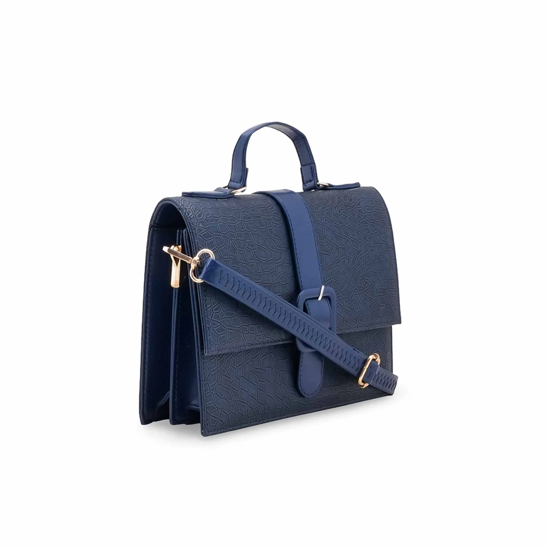 Blue Casual Shoulder Bag For Women P55826 - Image 3