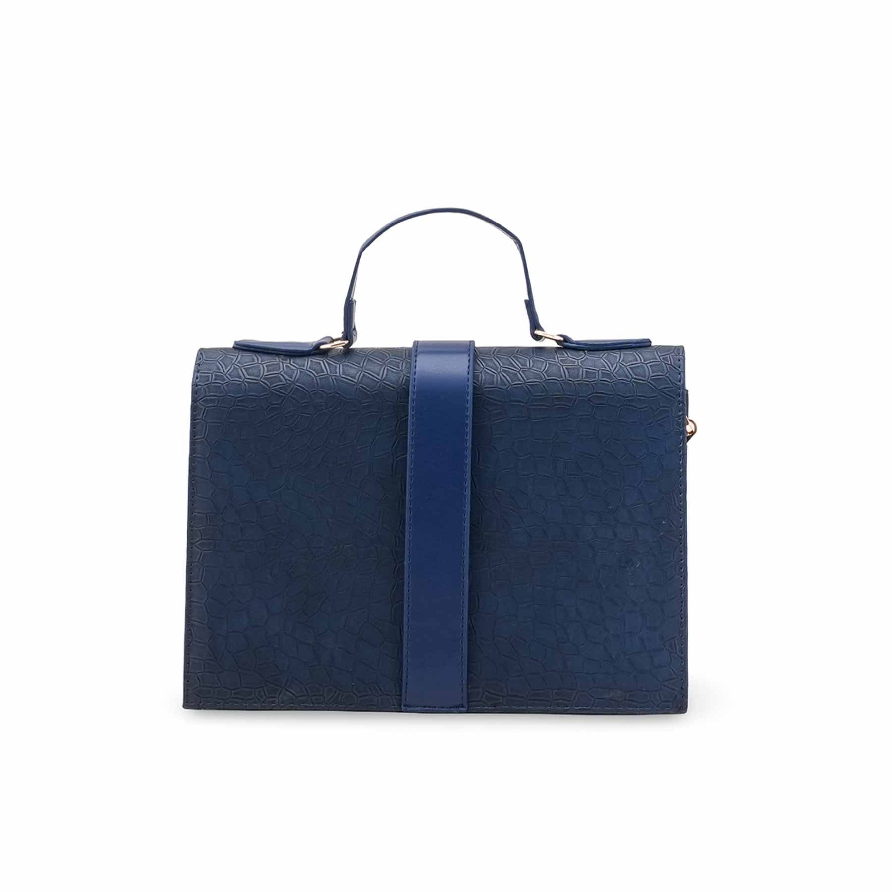 Blue Casual Shoulder Bag For Women P55826 - Image 4