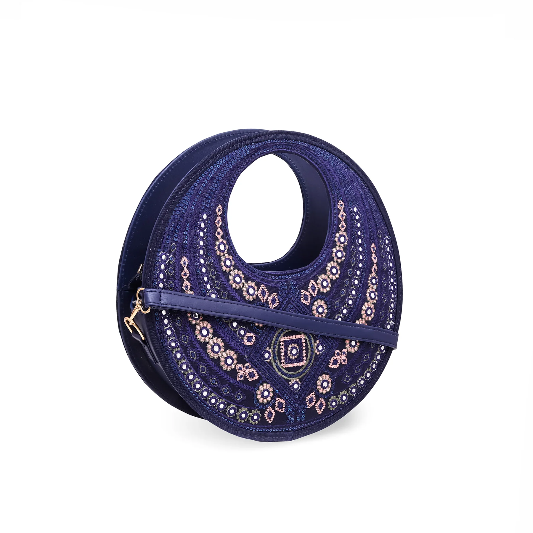 Blue Casual Shoulder Bag P56196 - Image 2