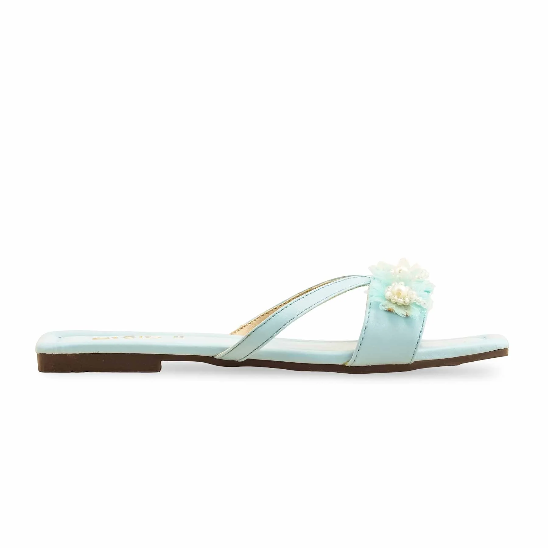 Blue Casual Slipper For Ladies CL2060 - Image 3