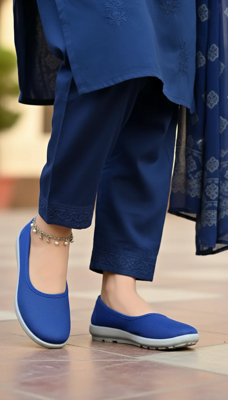 Blue Casual Sneaker WN6201 - Image 6