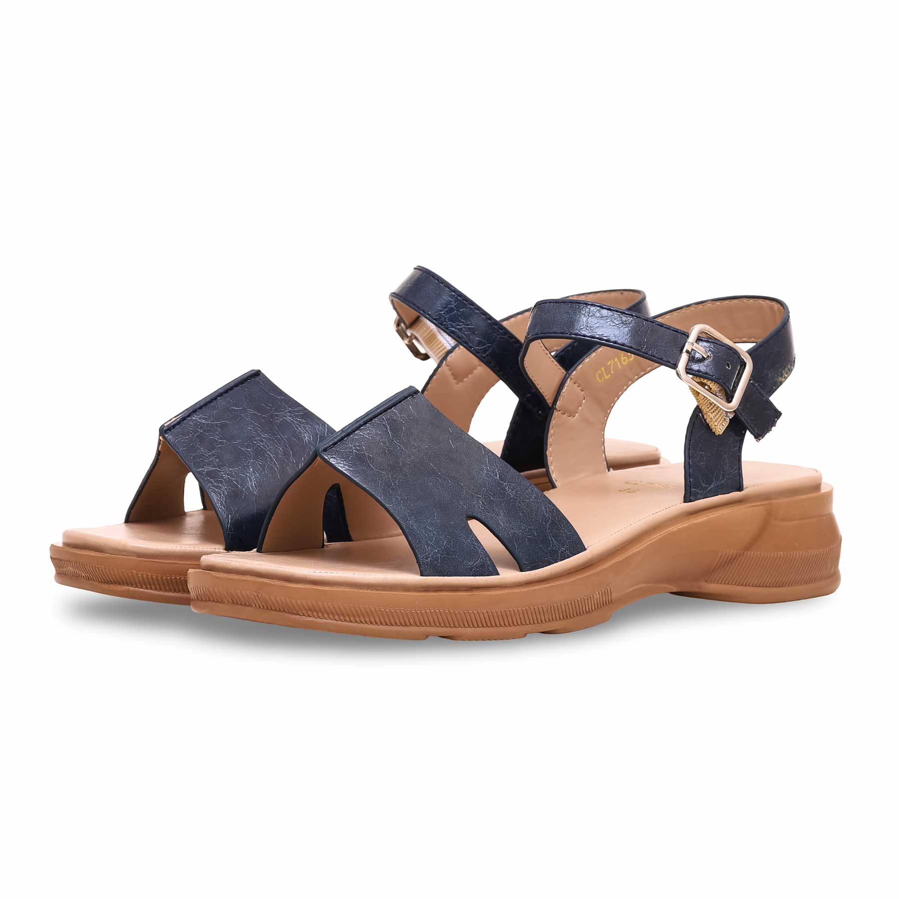 Women's Blue Casual Sandal CL7163 - Image 2