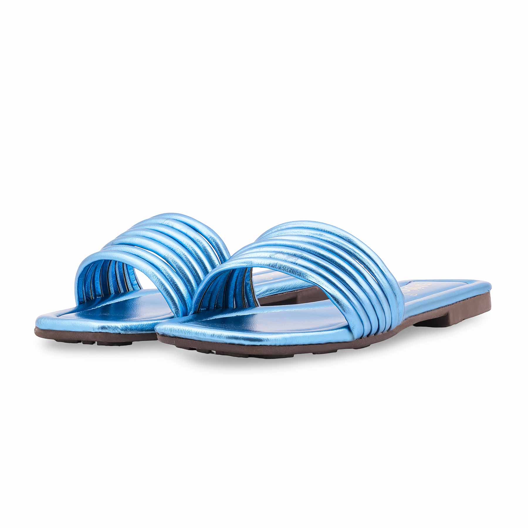 Blue Casual Women Slipper CL2270 - Image 3