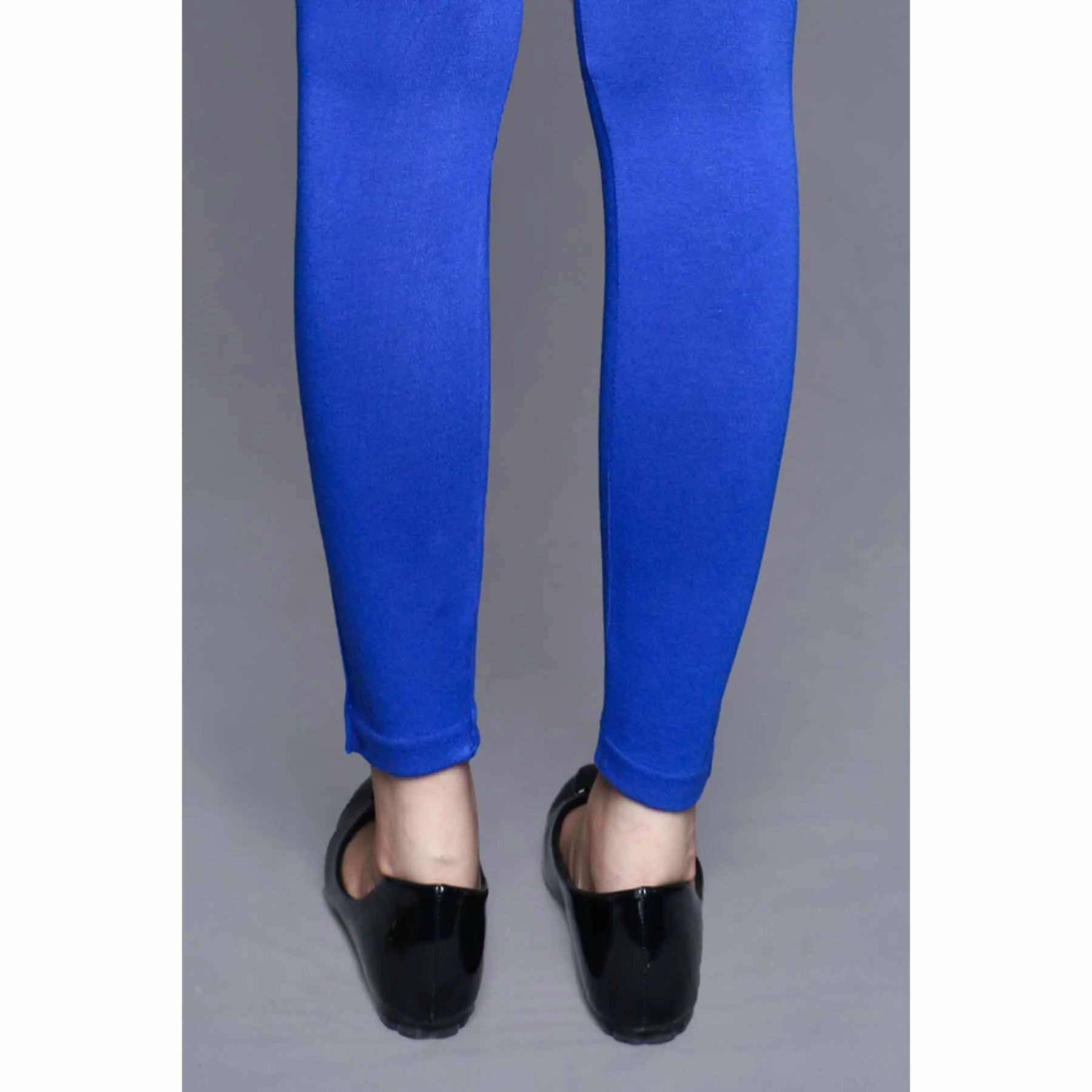 Blue Color Lowers Plain Tights PN2061 - Image 2