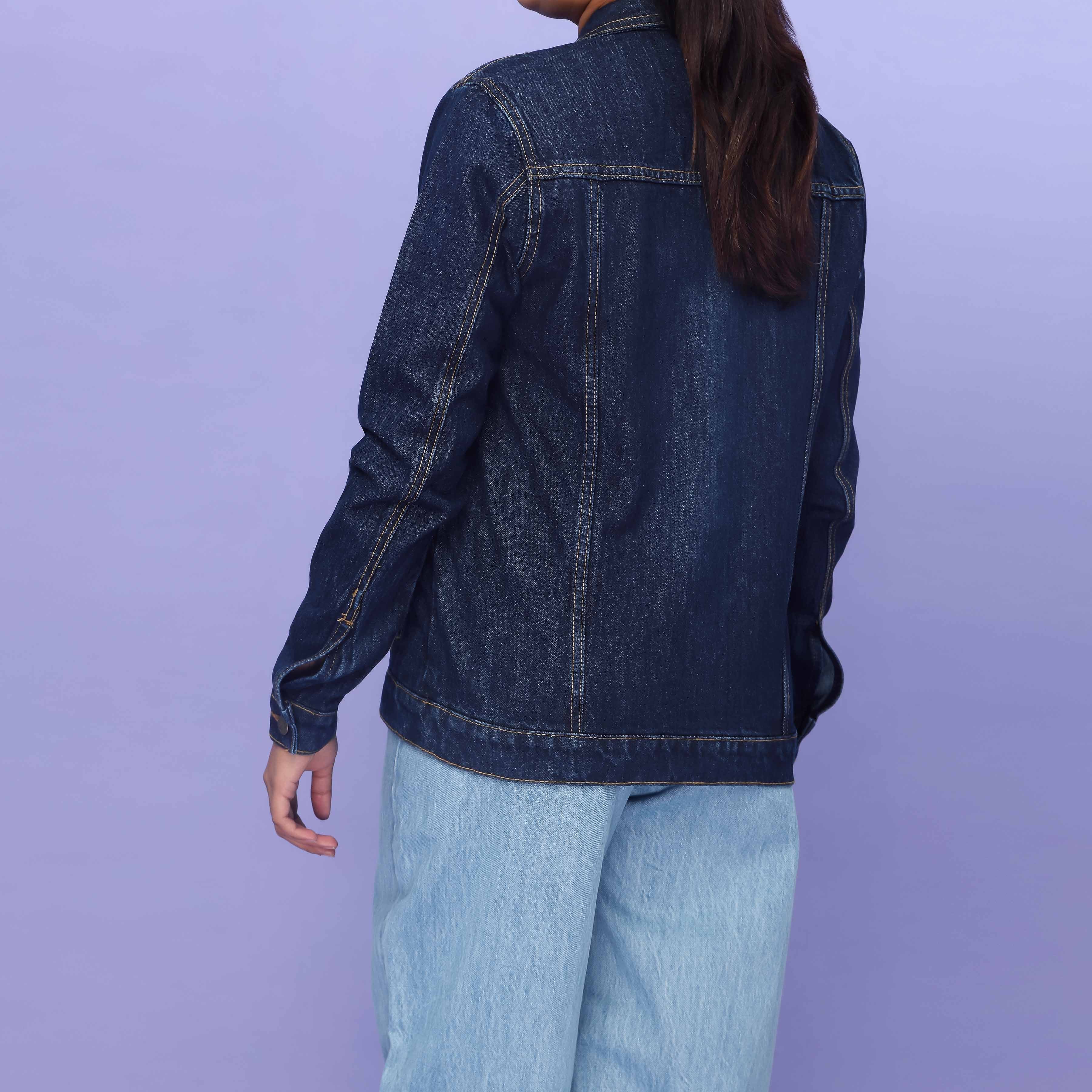 Blue Denim Jacket PW4286 - Image 3