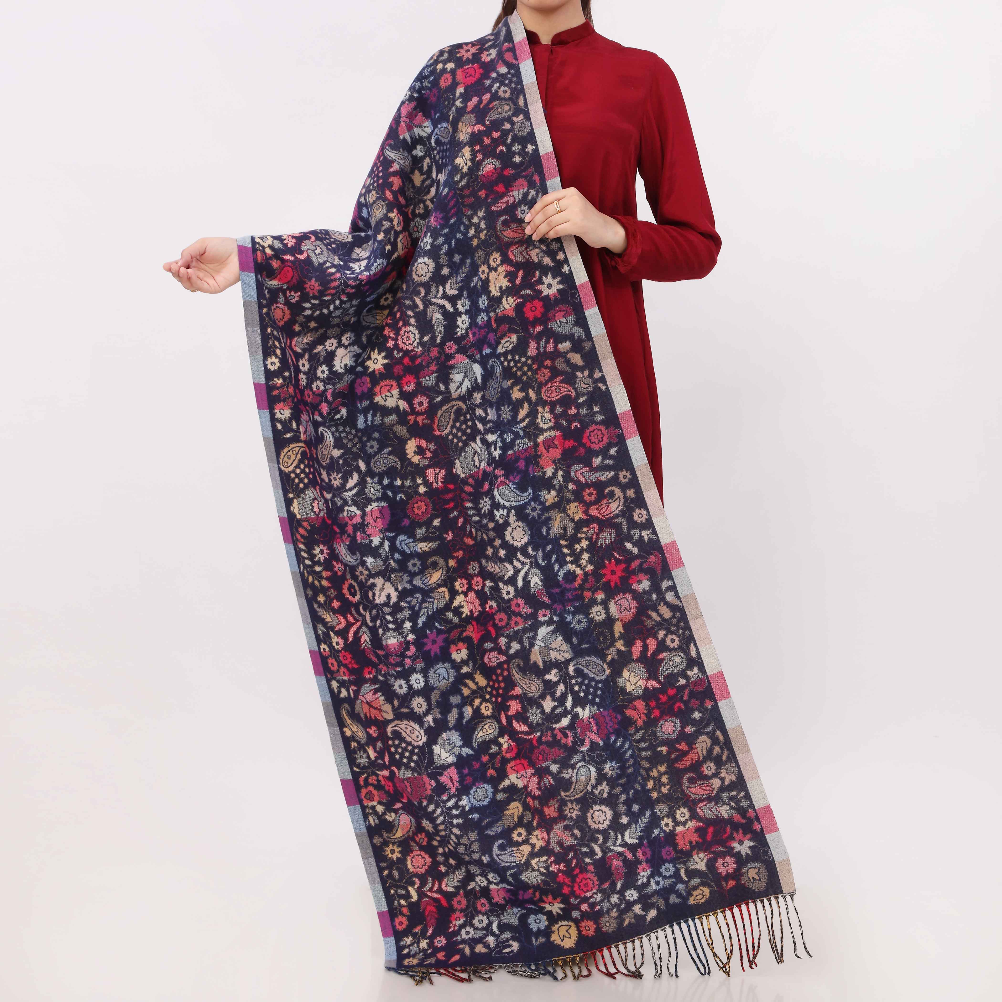 Blue Double Side Wearing Stole PW5814 - Image 2