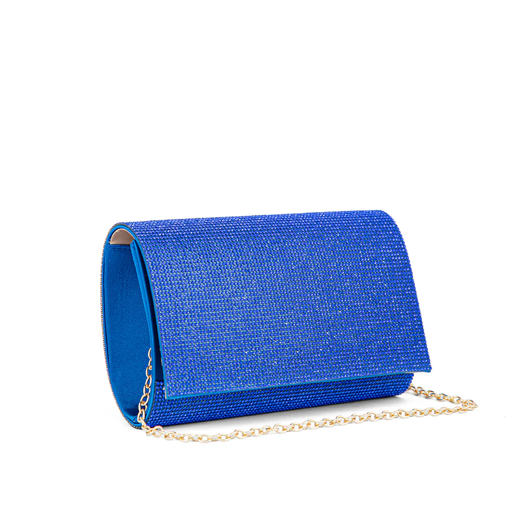 Blue Fancy Clutch P24327 - Image 2