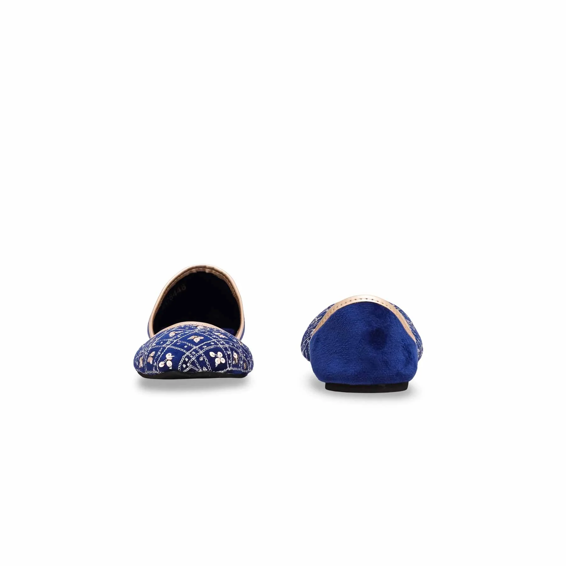 Women's Blue Fancy Khusa EC8448 - Image 3