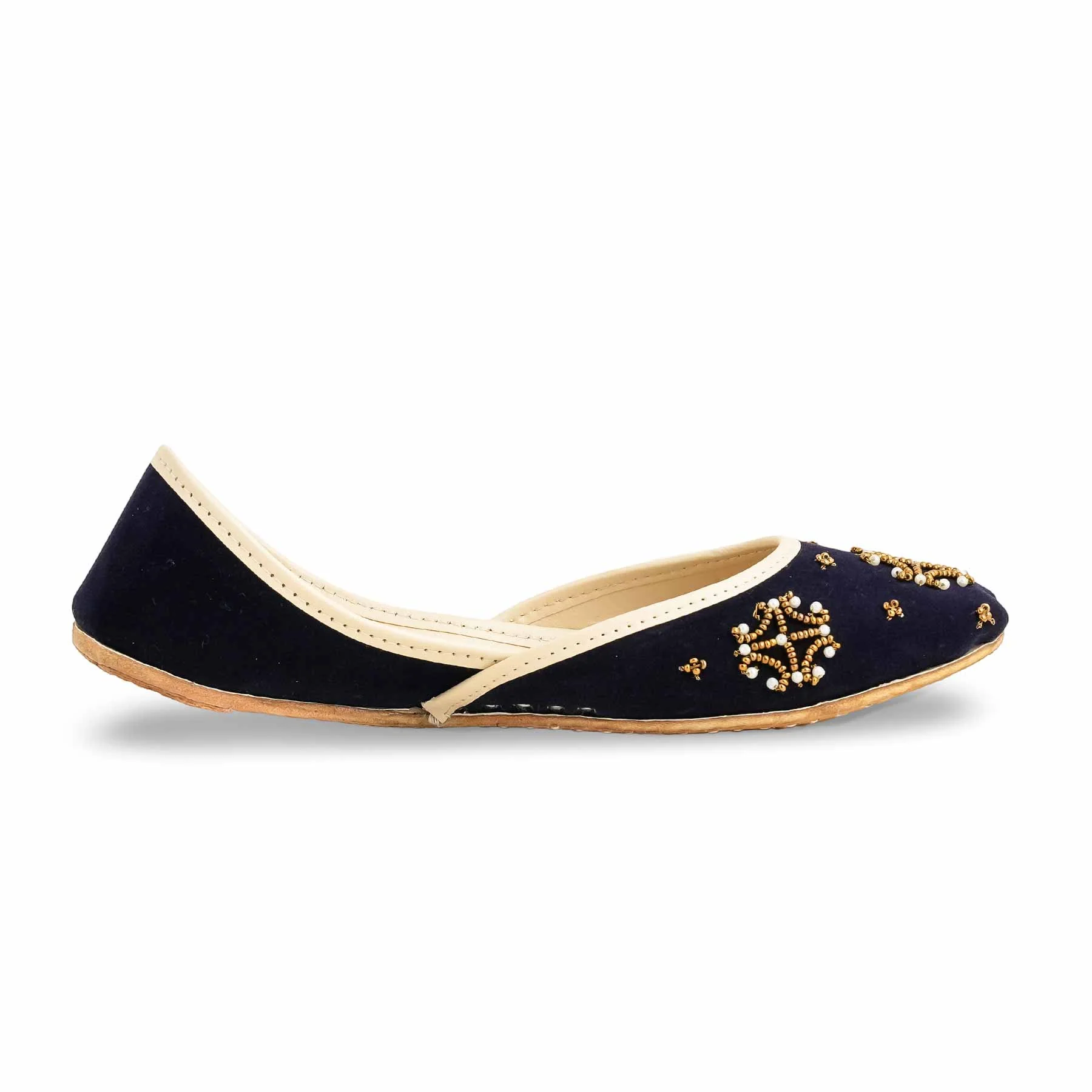Blue Fancy Khussa For Women EC8560 - Image 2
