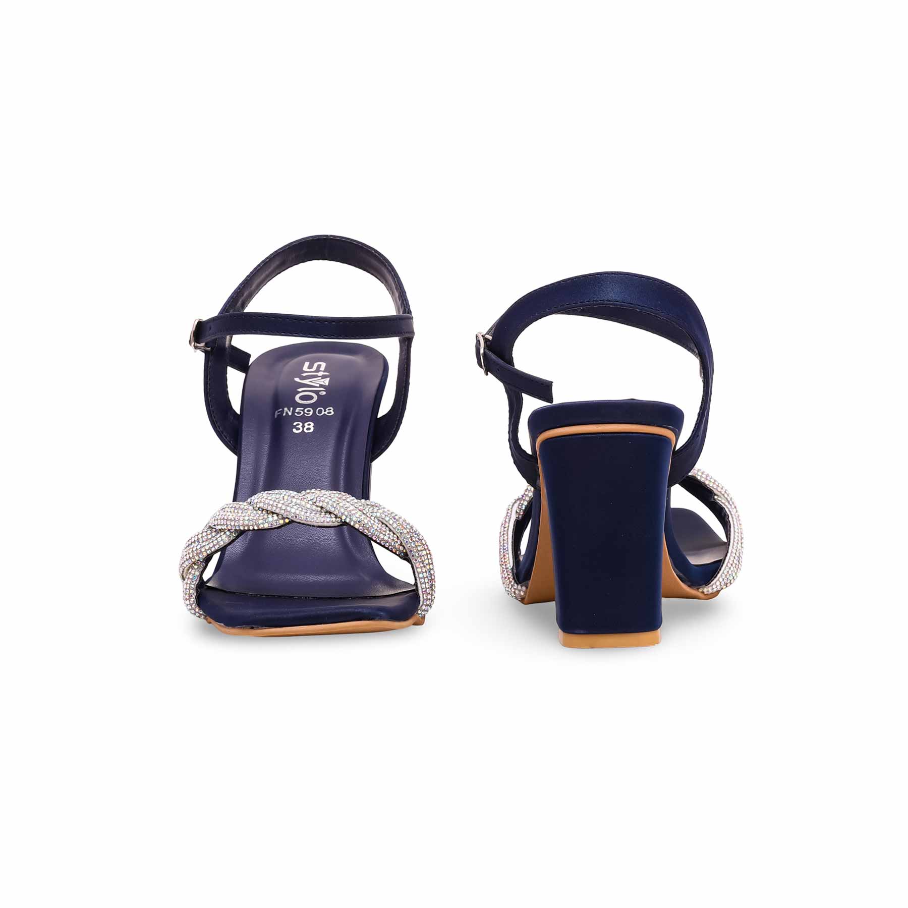 Blue Fancy Sandal FN5908 - Image 3