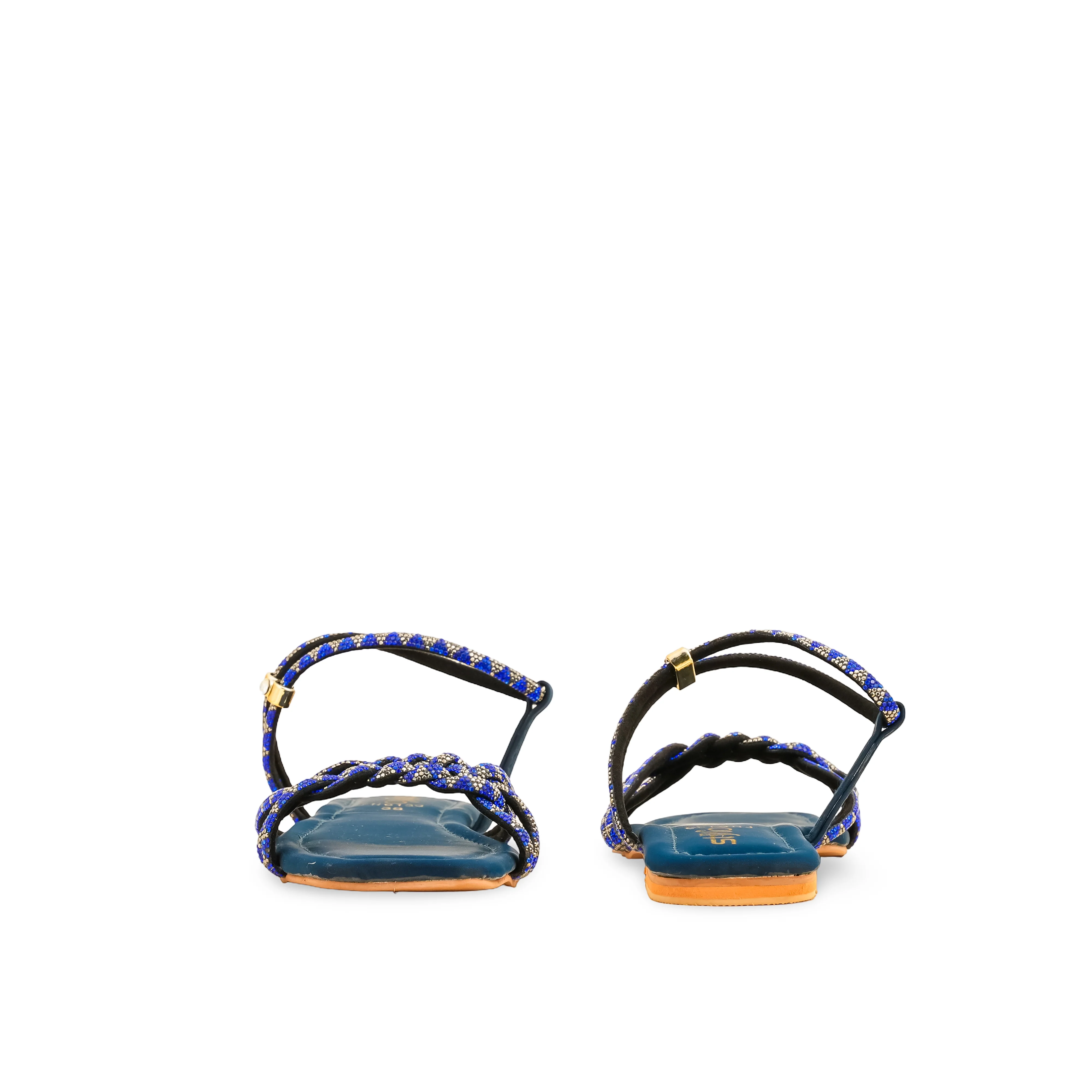 Blue Fancy Sandal FN6139 - Image 4