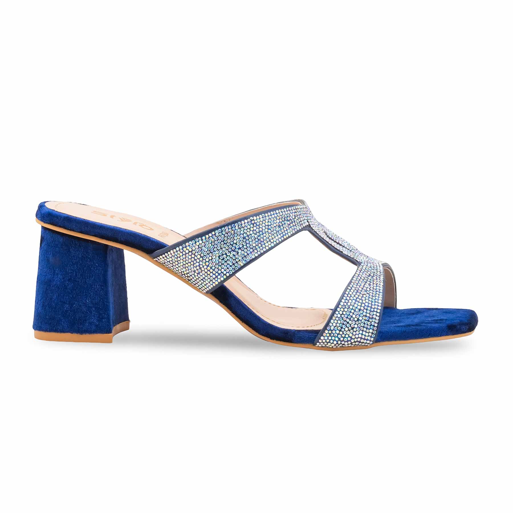 Blue Fancy Slipper For Women FN7980 - Image 2