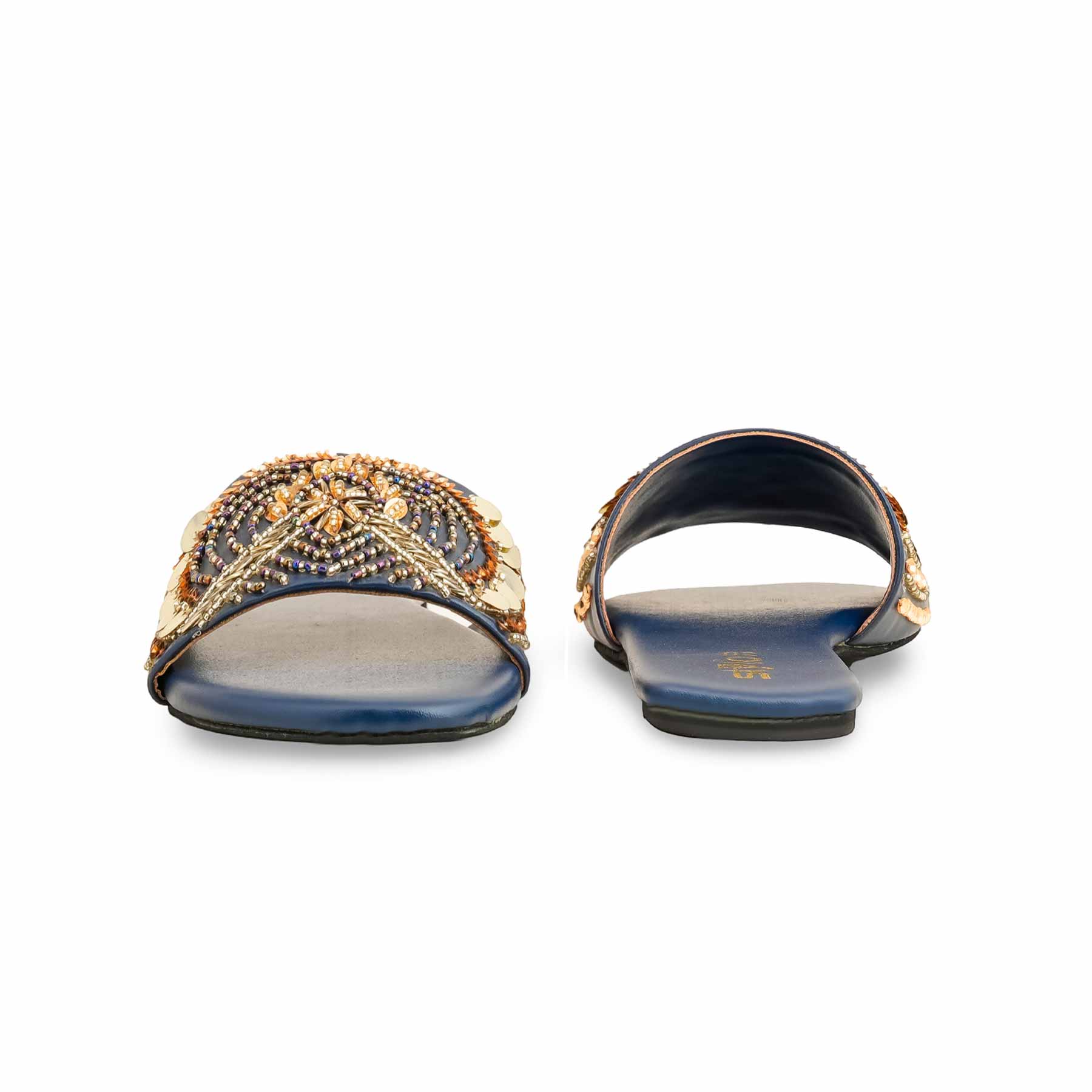 Blue Fancy Women Slipper EC0218 - Image 5