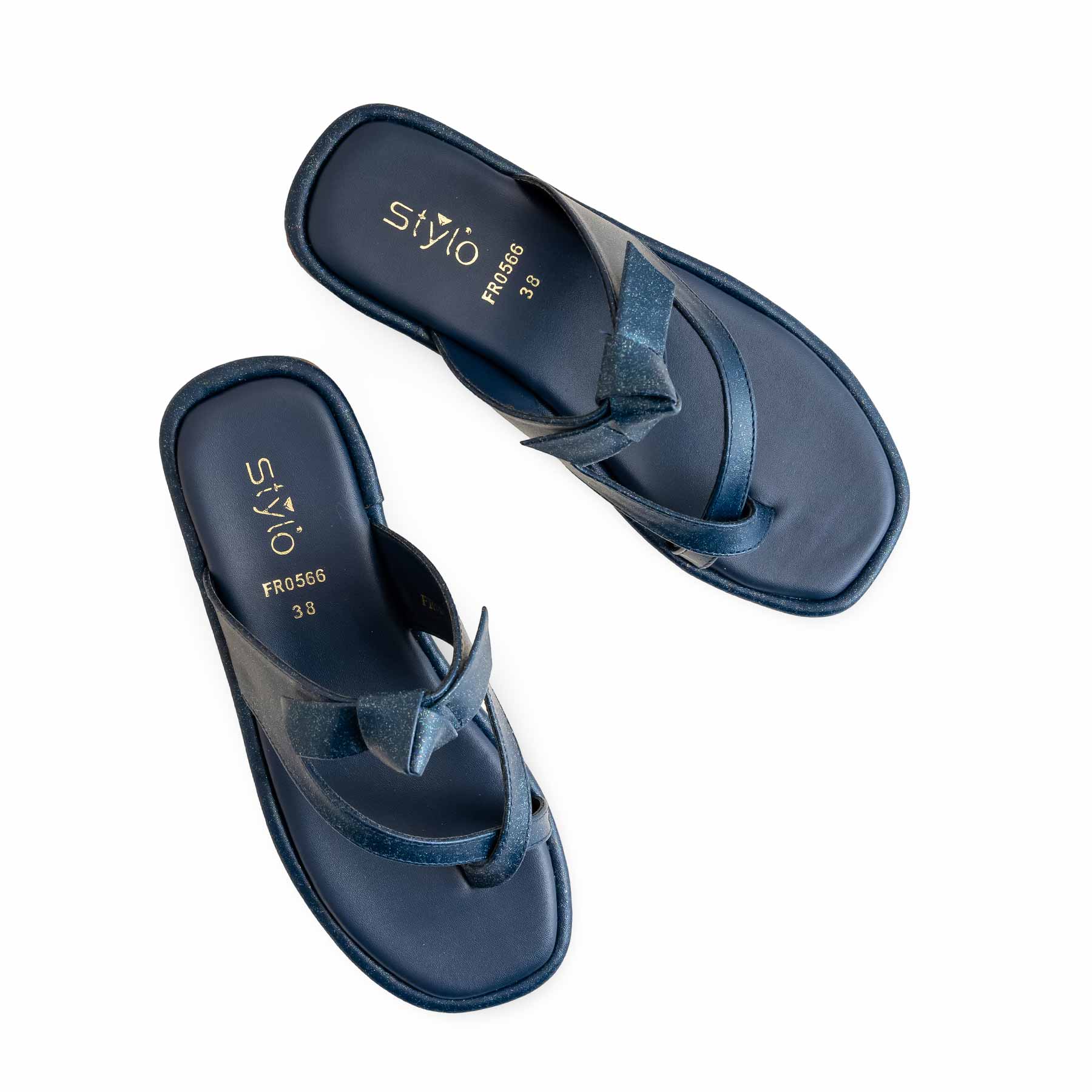 Blue Formal Chappal For Ladies FR0566 - Image 5