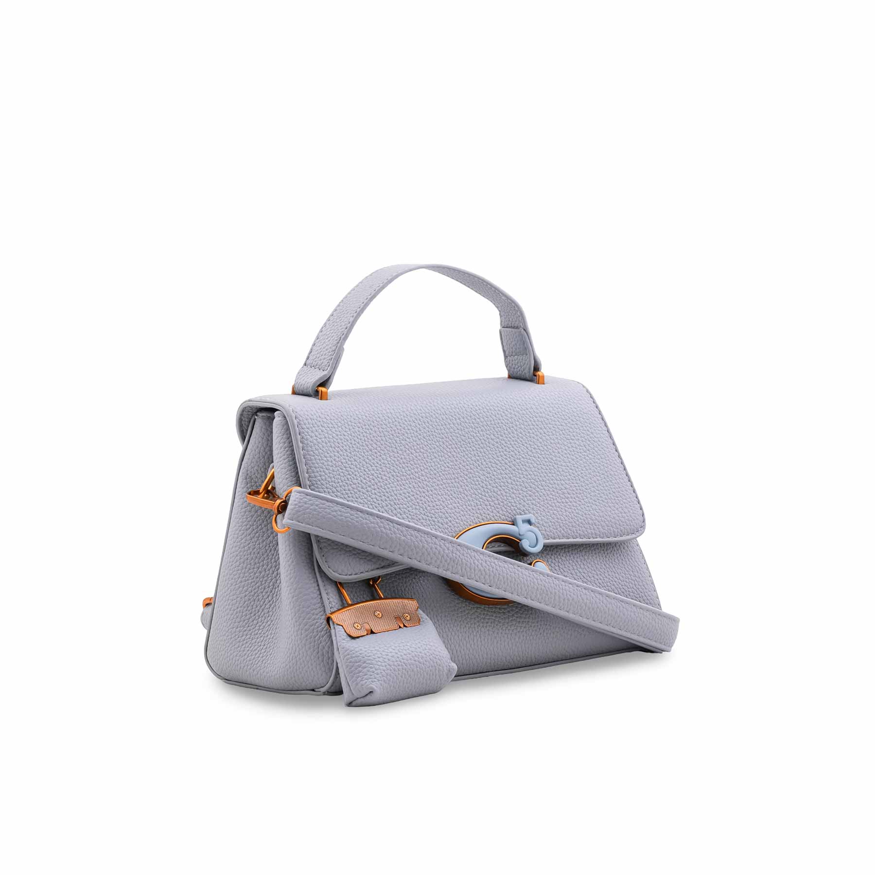 Blue Formal Hand Bag For Ladies P36505 - Image 3