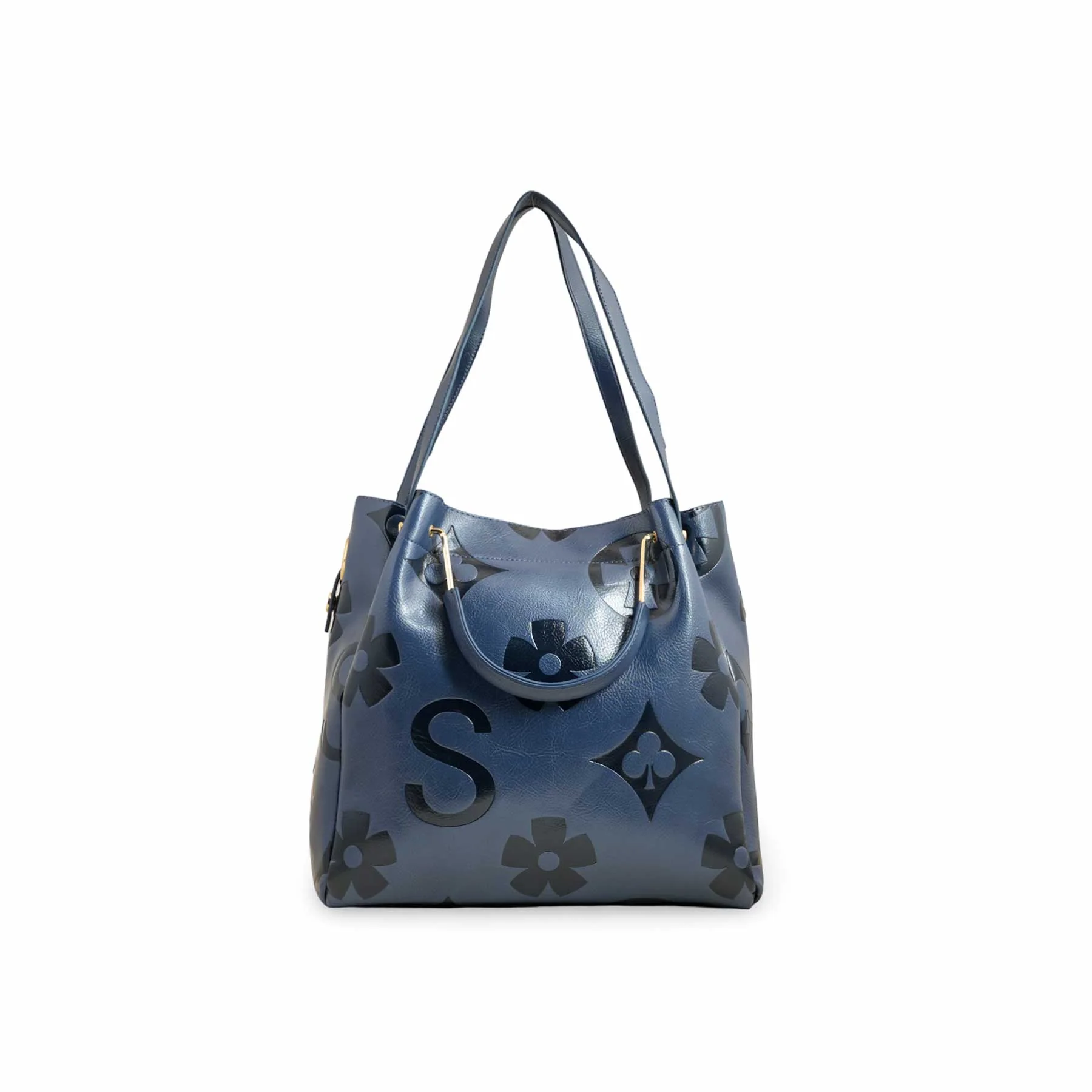 Blue Formal Hand Bag For Women P36220 - Image 2