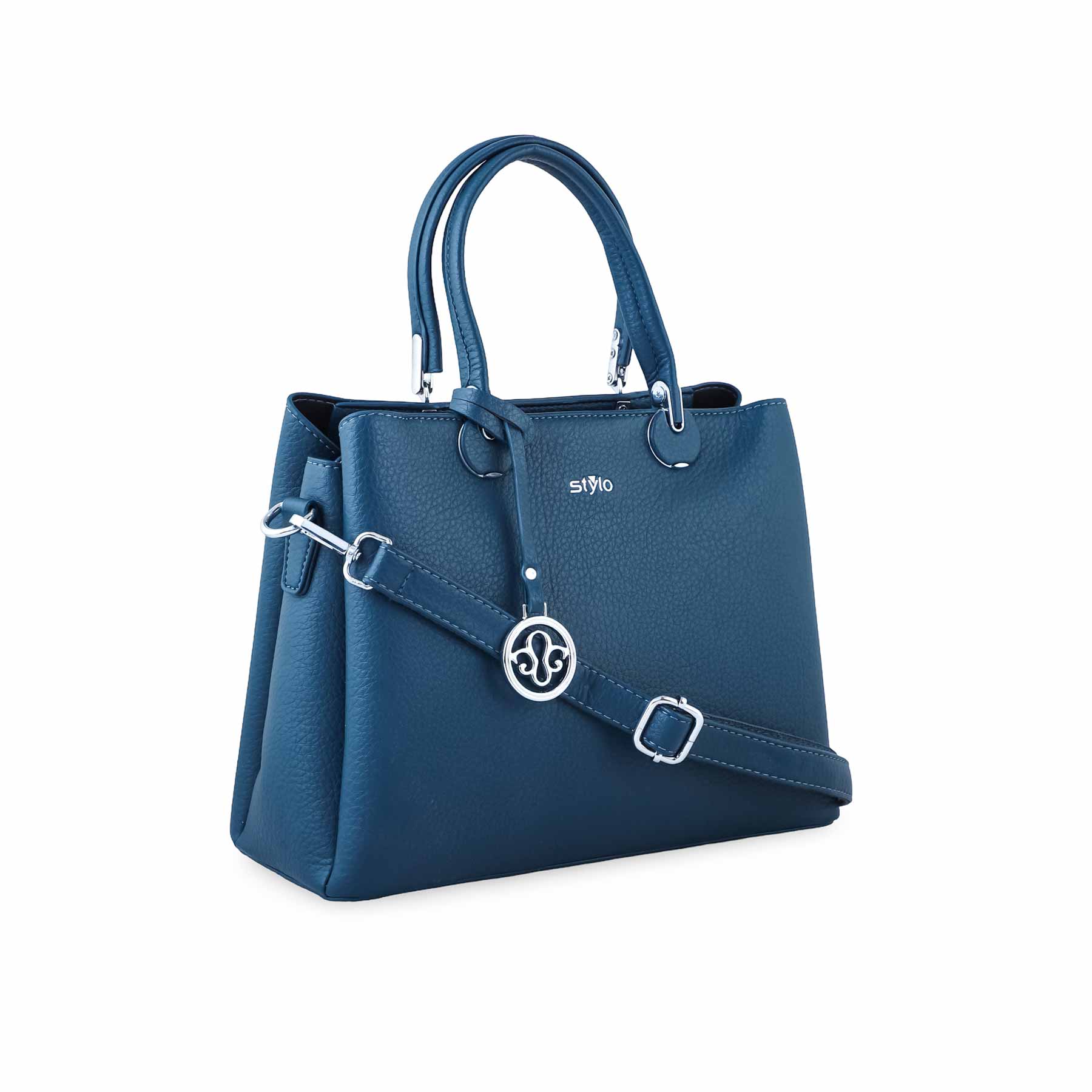 Blue Formal Hand Bag For Women P36262 - Image 3
