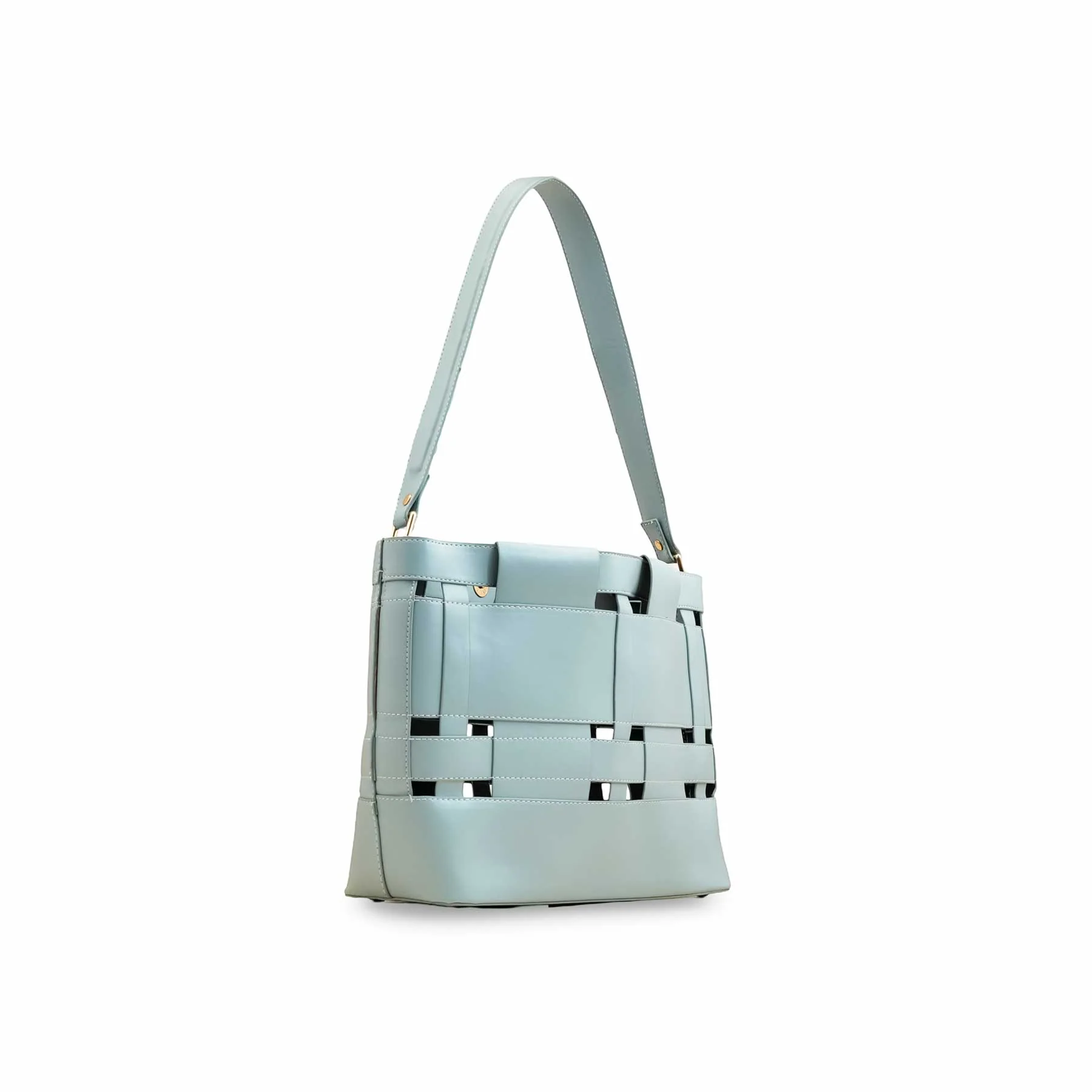 Blue Formal Hand Bag For Women P55803 - Image 3