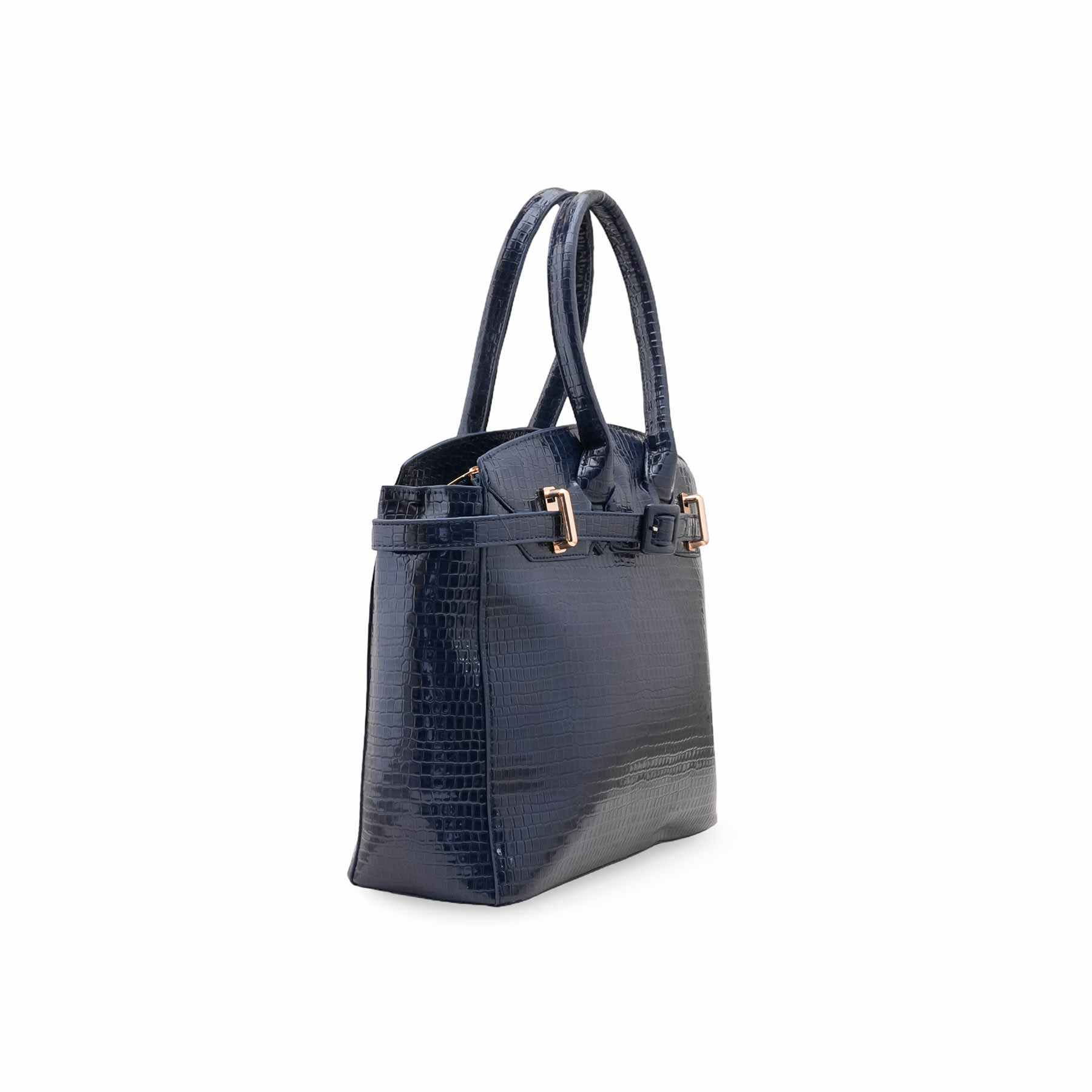 Blue Formal Hand Bag For Women P55876 - Image 3