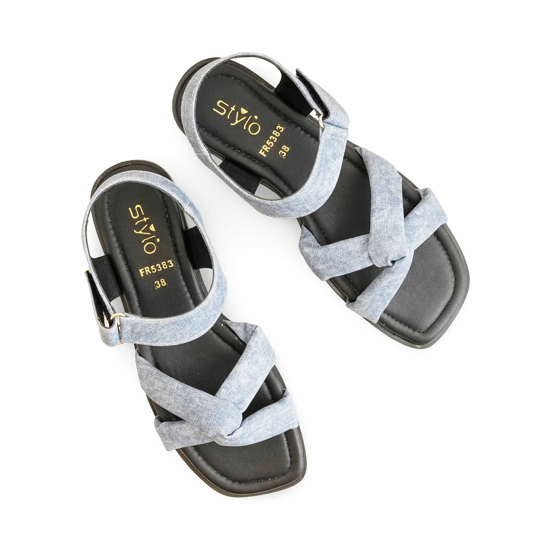 Blue Formal Sandal FR5383 - Image 5