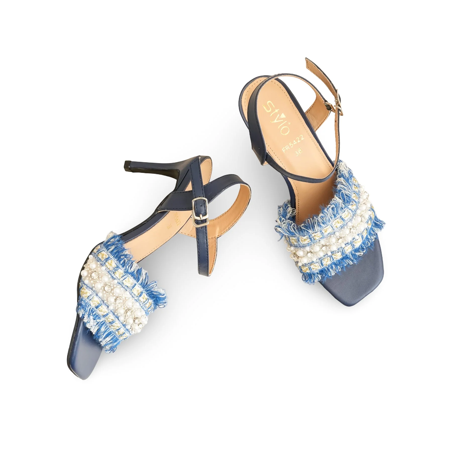 Blue Formal Sandal FR5422 - Image 5